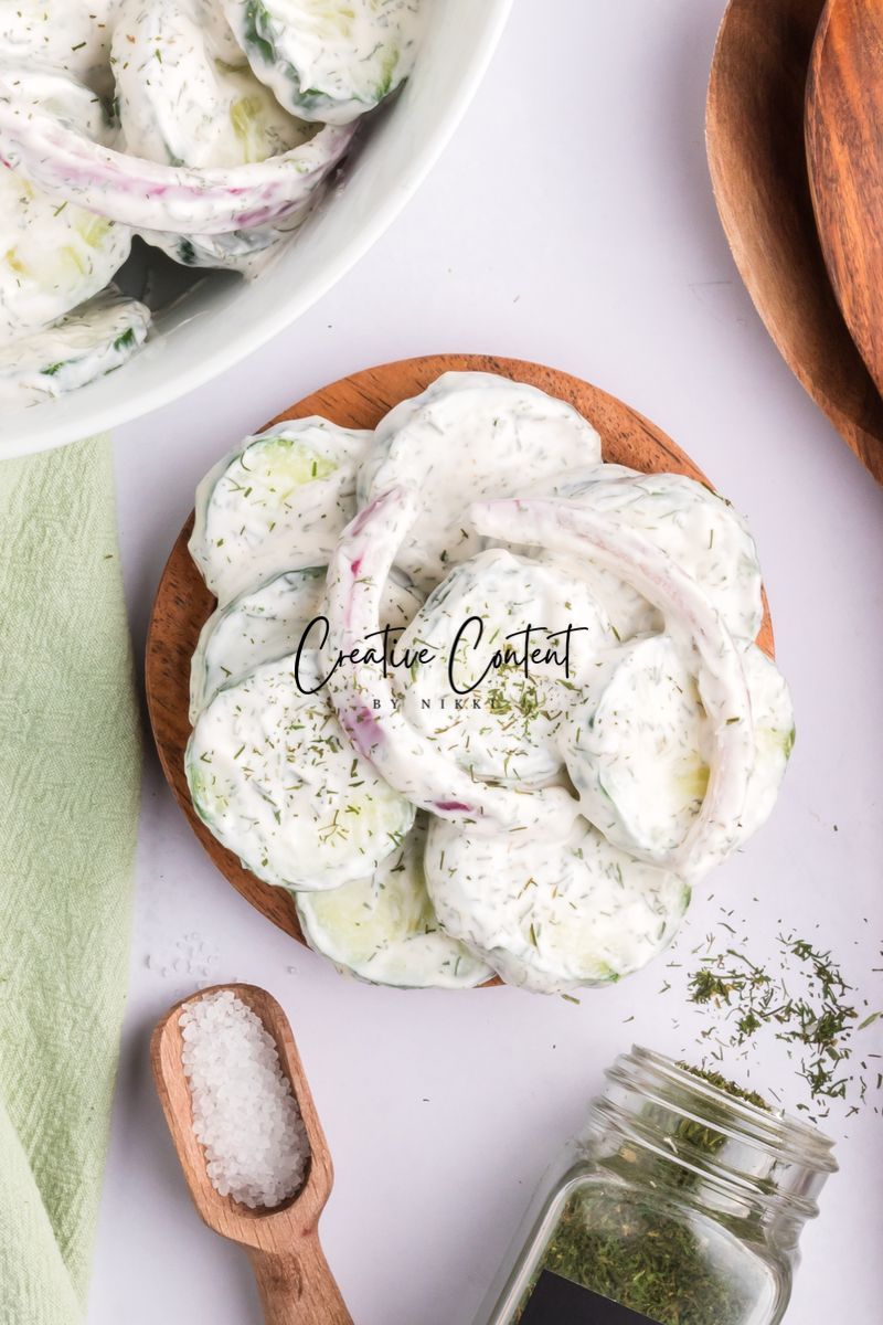 Creamy Cucumber Salad - Set 1 of 2