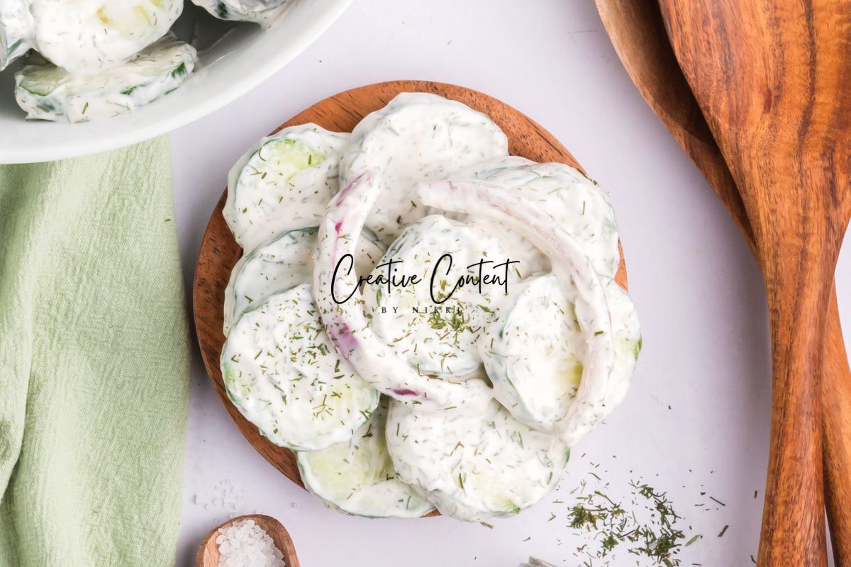 Creamy Cucumber Salad - Set 1 of 2