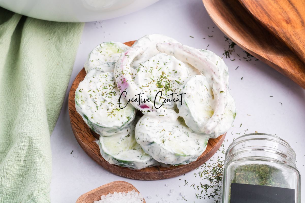 Creamy Cucumber Salad - Set 1 of 2