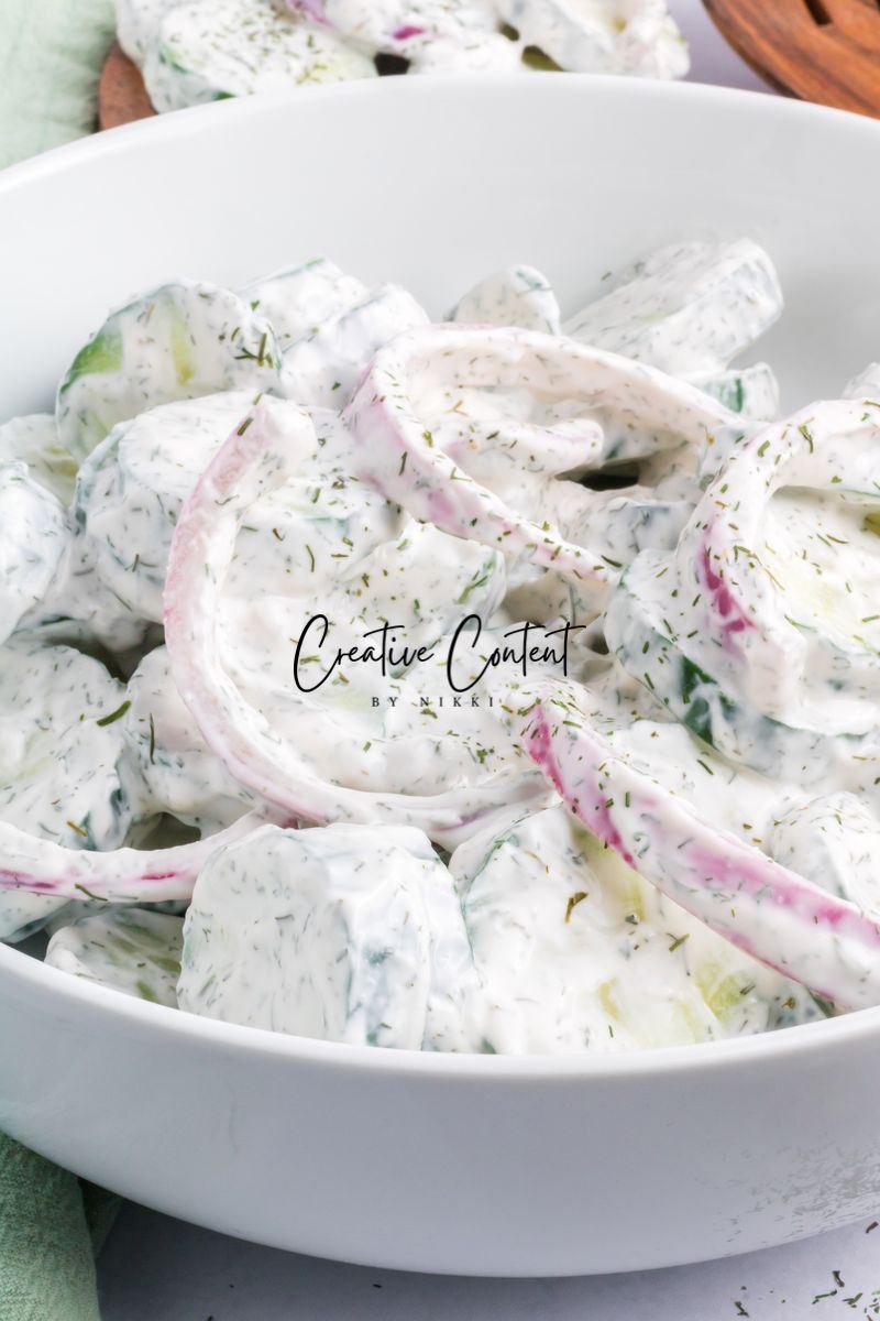 Creamy Cucumber Salad - Set 1 of 2