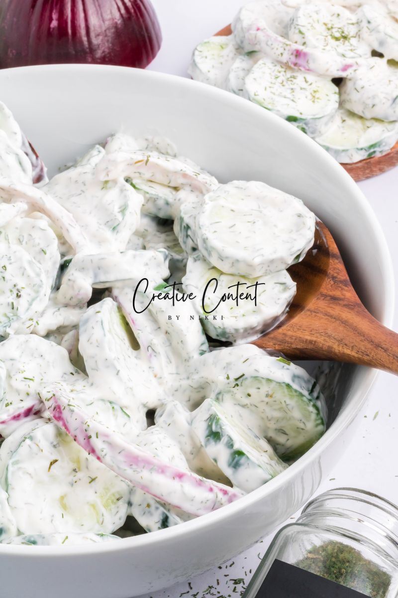 Creamy Cucumber Salad - Set 1 of 2