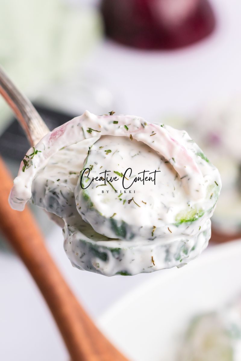 Creamy Cucumber Salad - Set 1 of 2