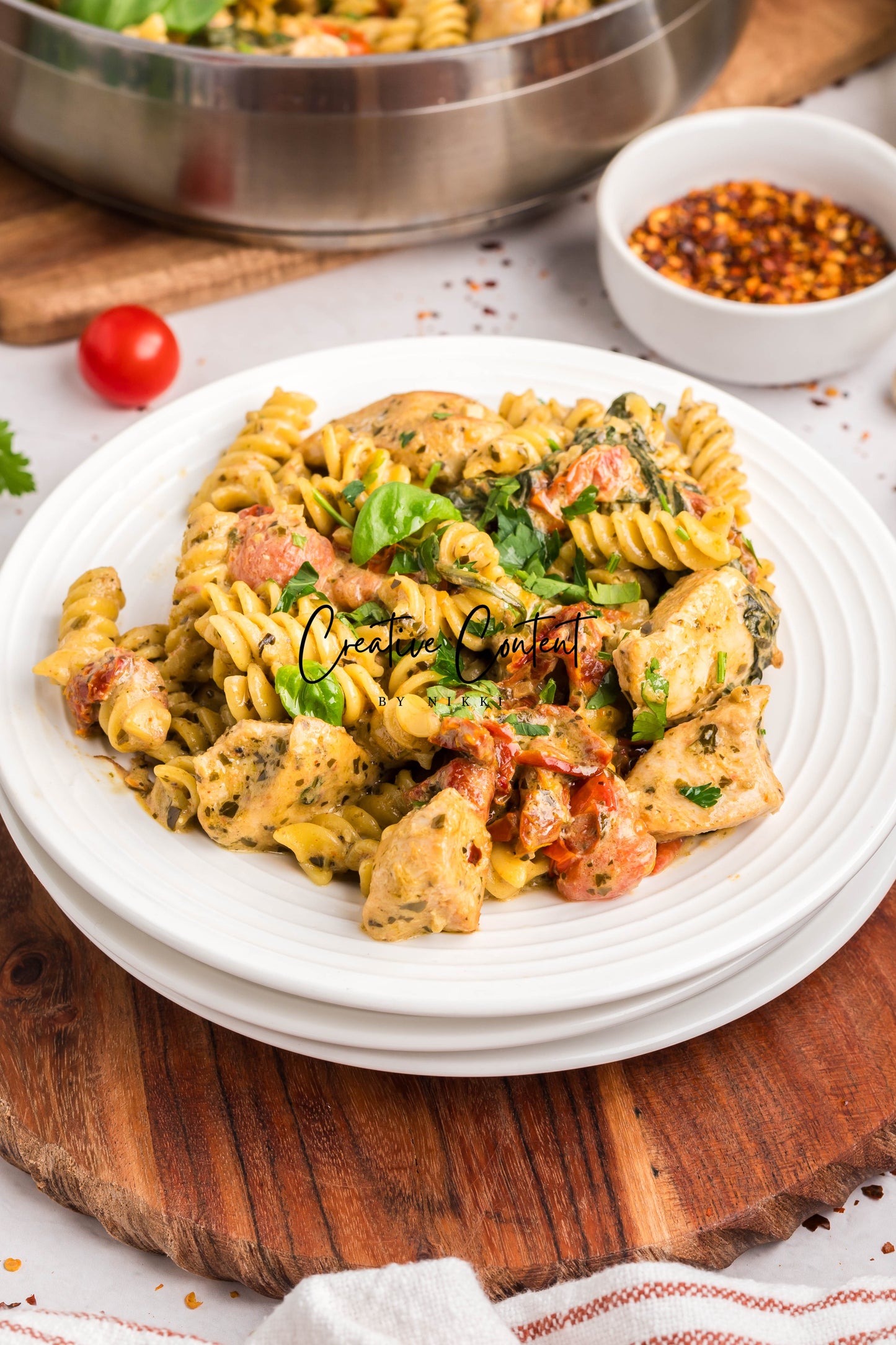 Creamy Pasta Pesto Chicken - Exclusive
