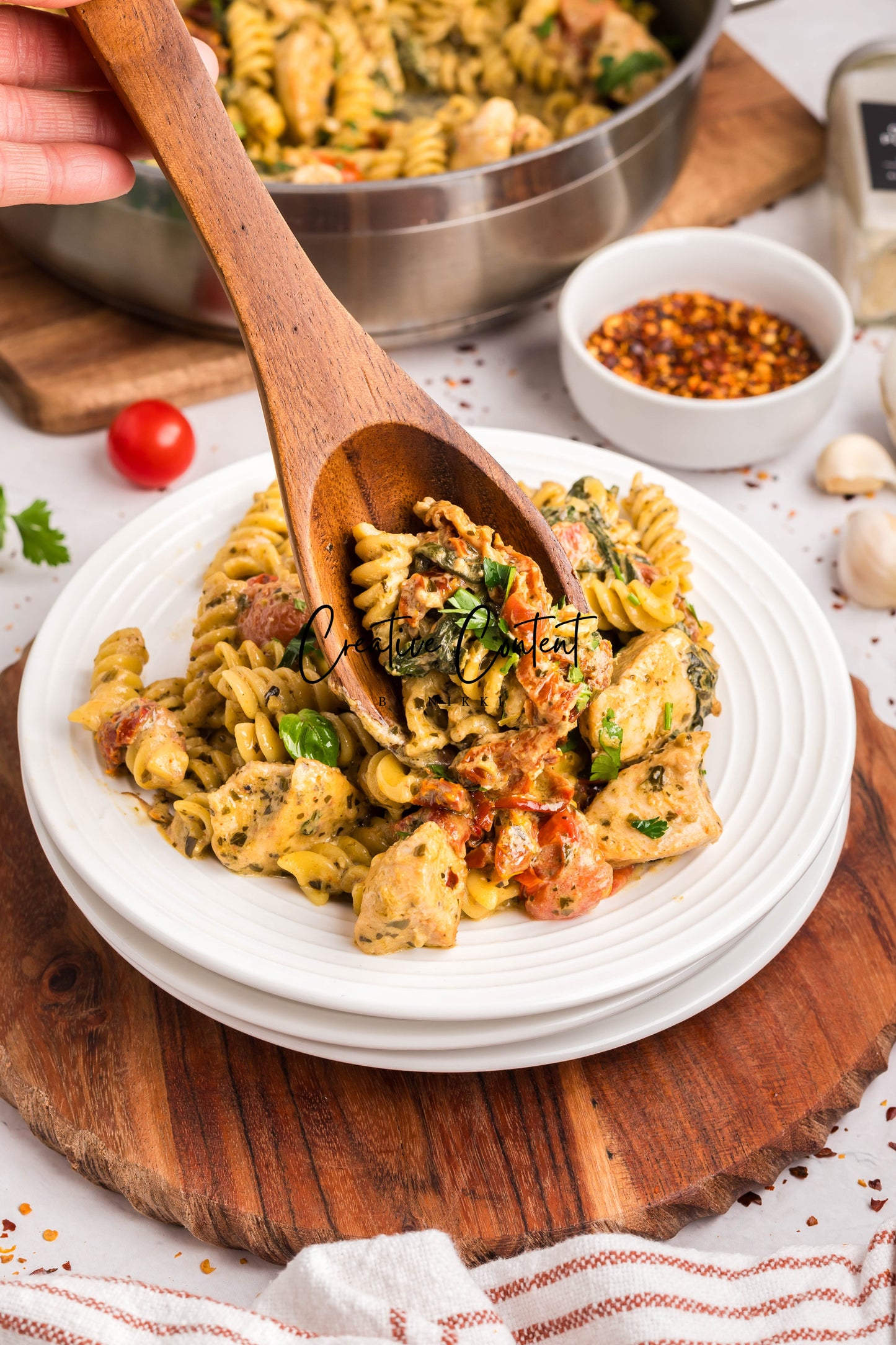 Creamy Pasta Pesto Chicken - Exclusive