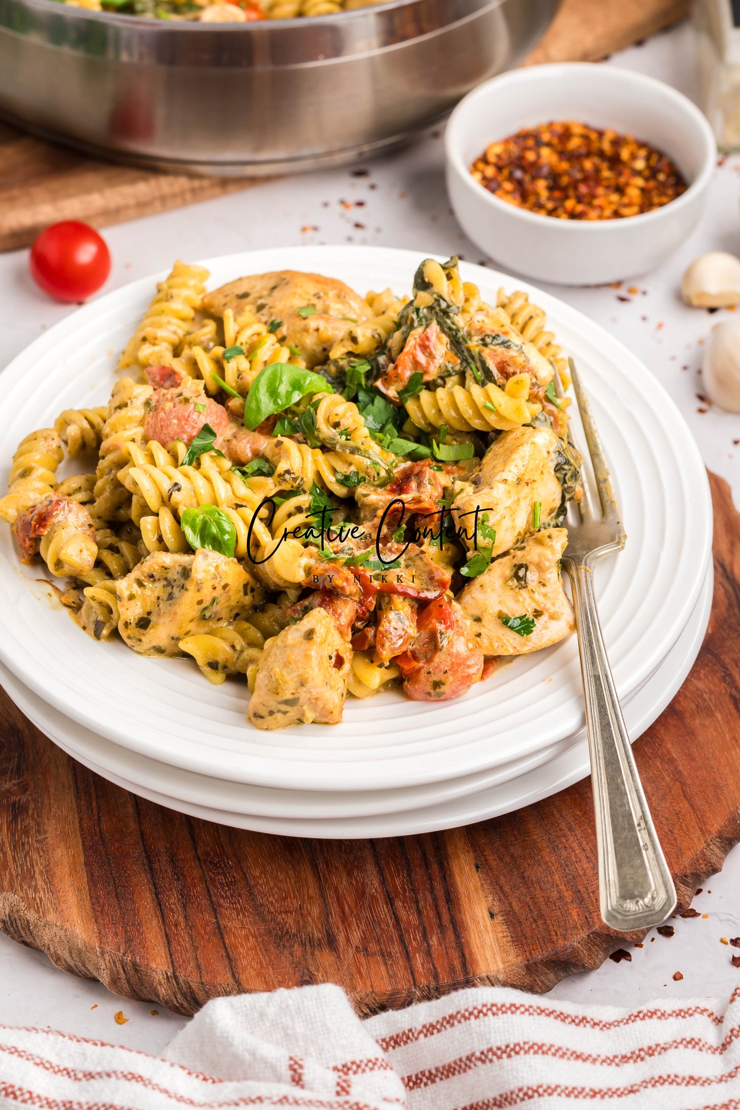 Creamy Pasta Pesto Chicken - Exclusive