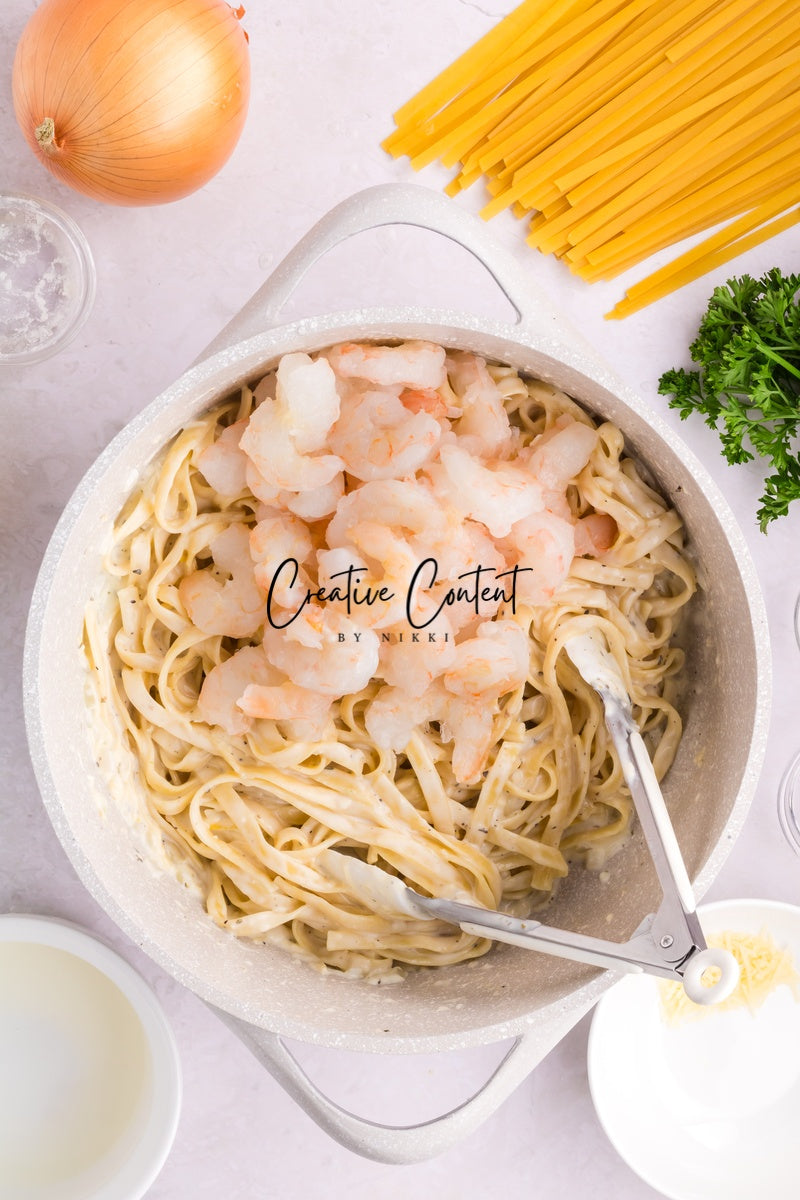 Creamy Shrimp Pasta - 1 of 2