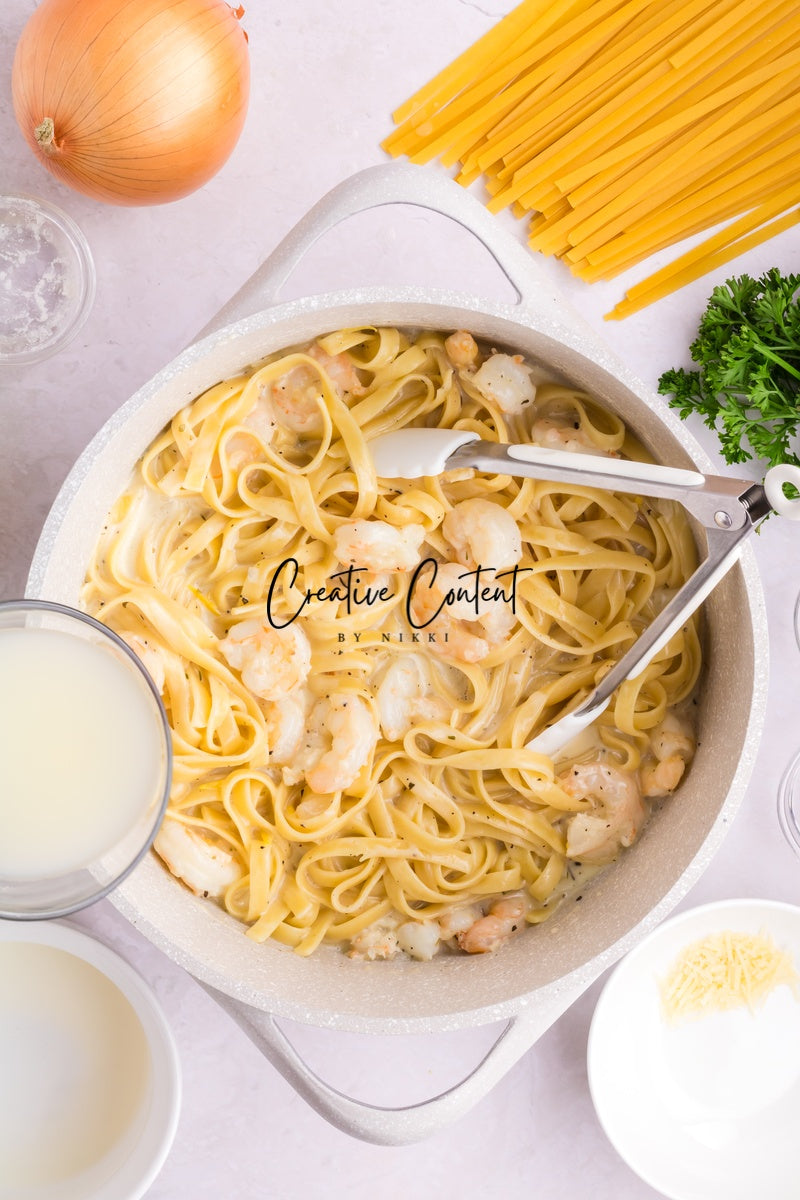 Creamy Shrimp Pasta - 1 of 2