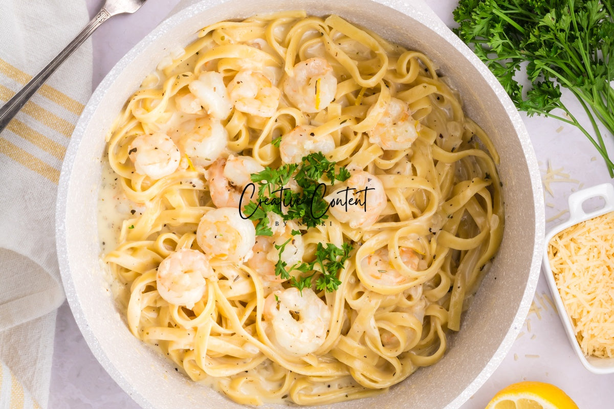 Creamy Shrimp Pasta - 1 of 2