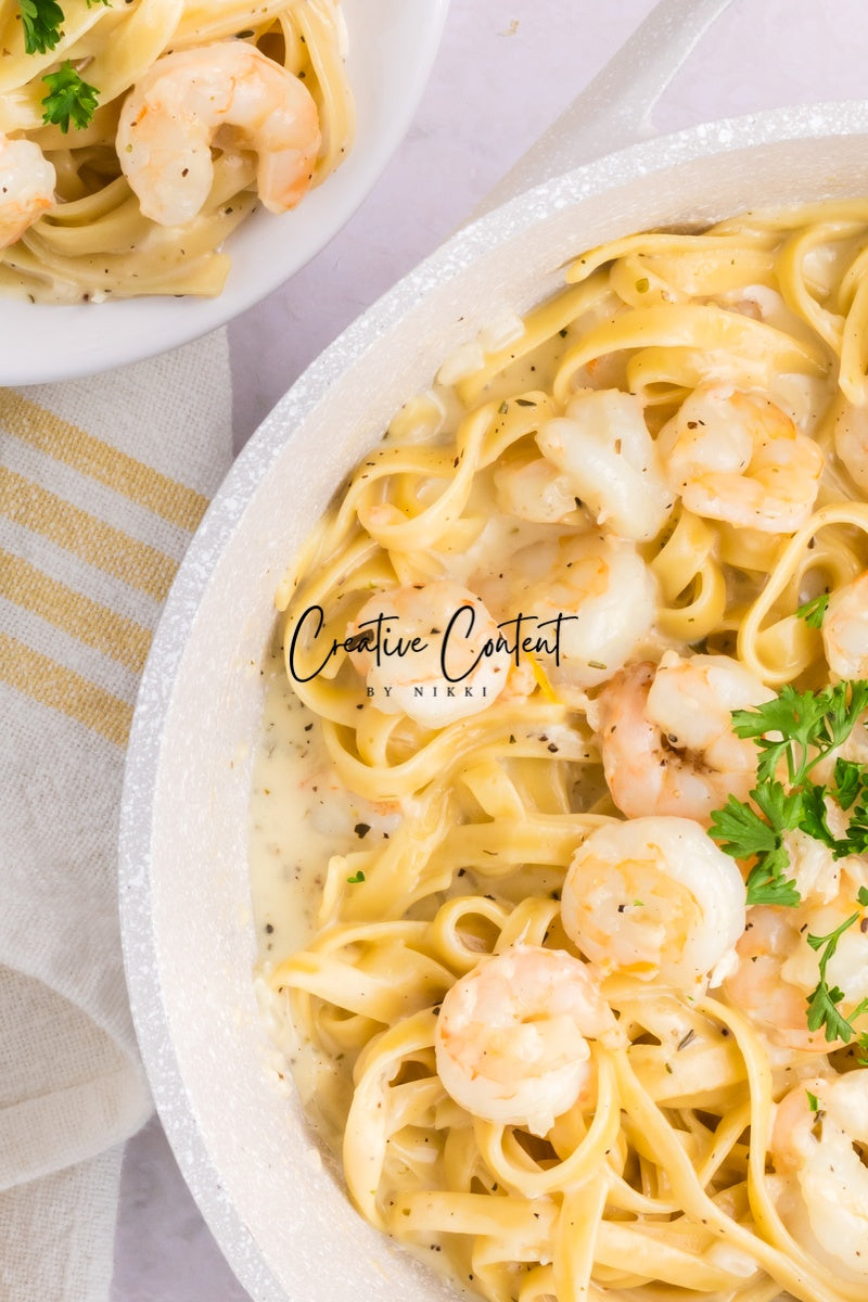 Creamy Shrimp Pasta - 1 of 2
