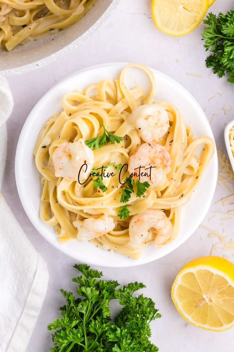 Creamy Shrimp Pasta - 1 of 2