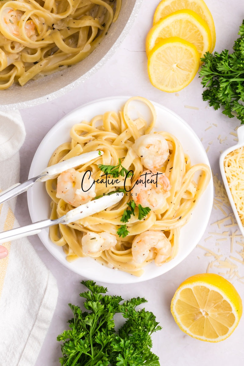 Creamy Shrimp Pasta - 1 of 2