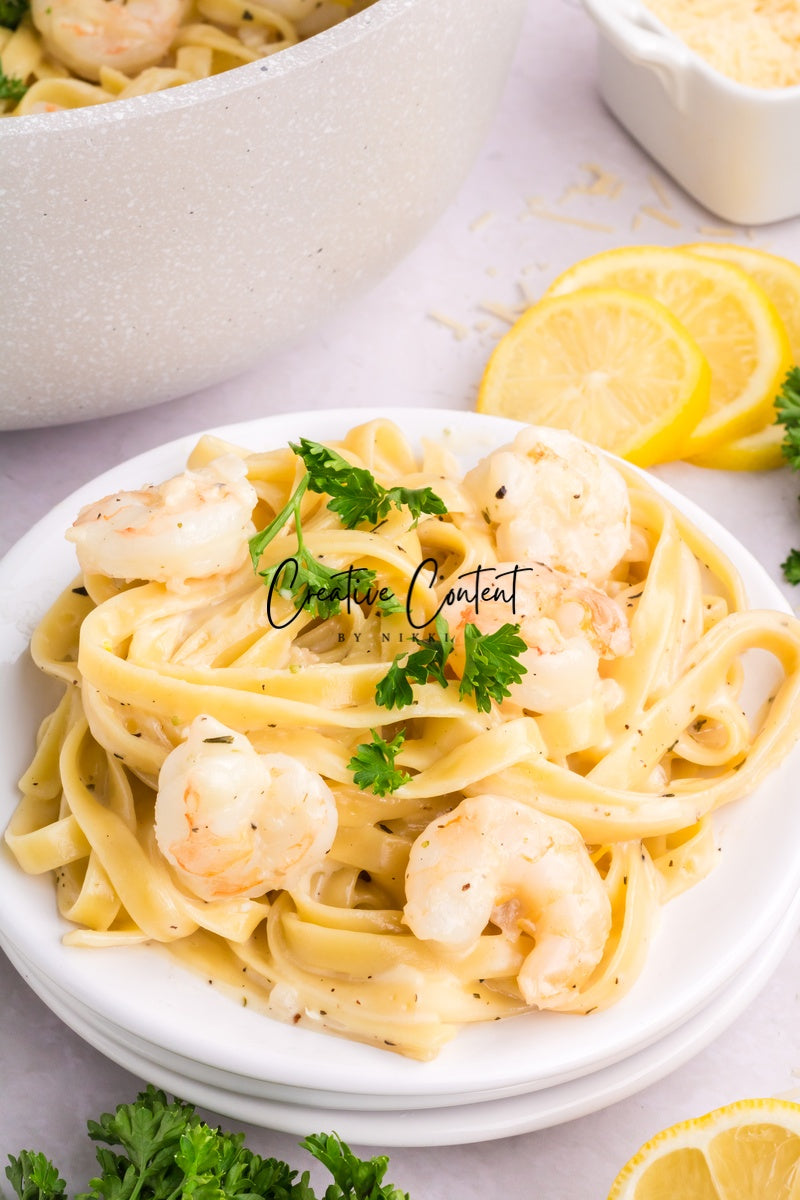 Creamy Shrimp Pasta - 1 of 2
