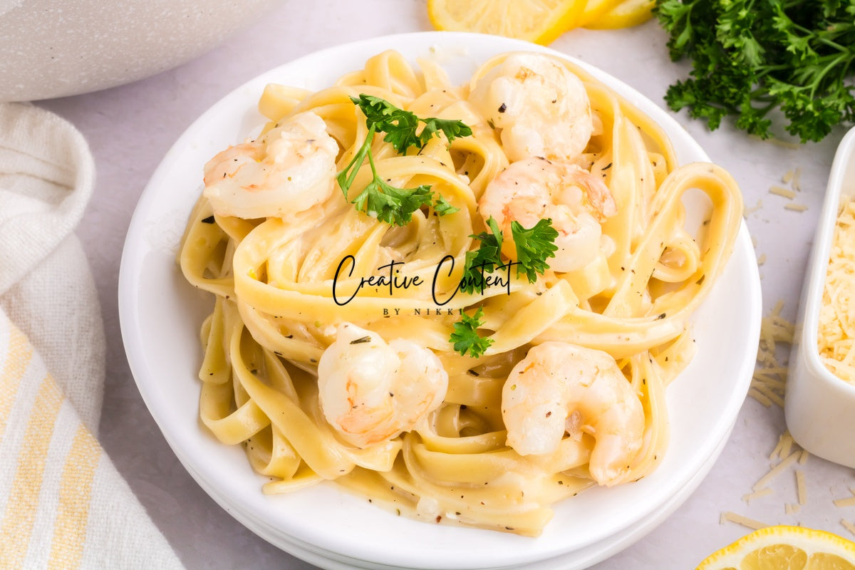 Creamy Shrimp Pasta - 1 of 2