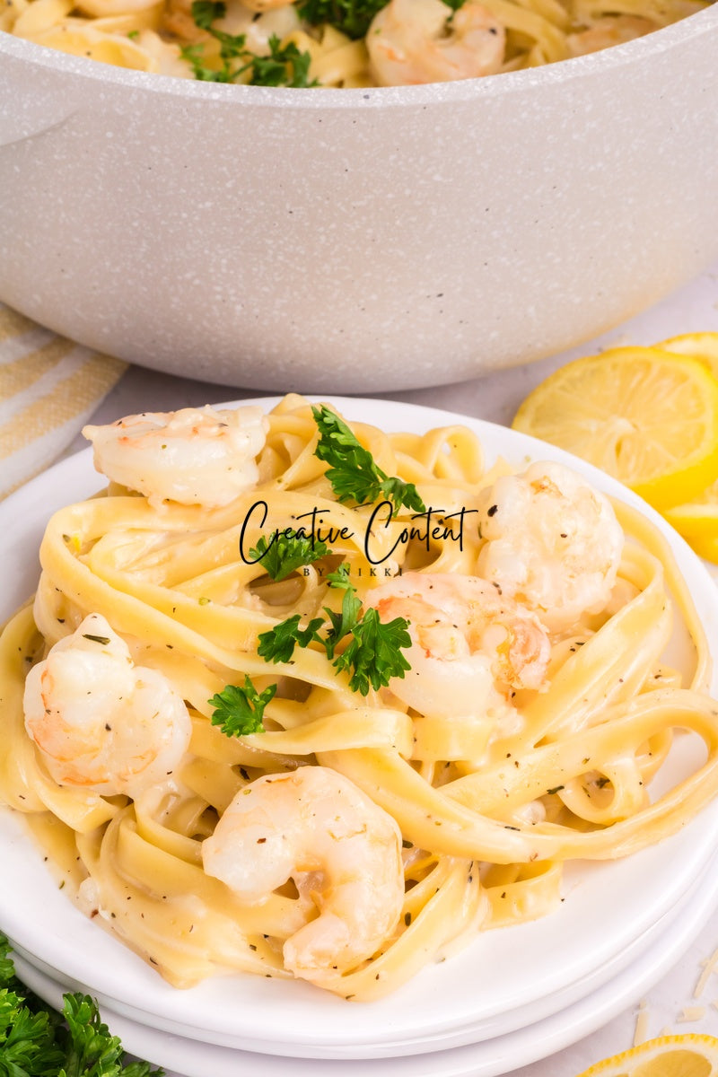 Creamy Shrimp Pasta - 1 of 2