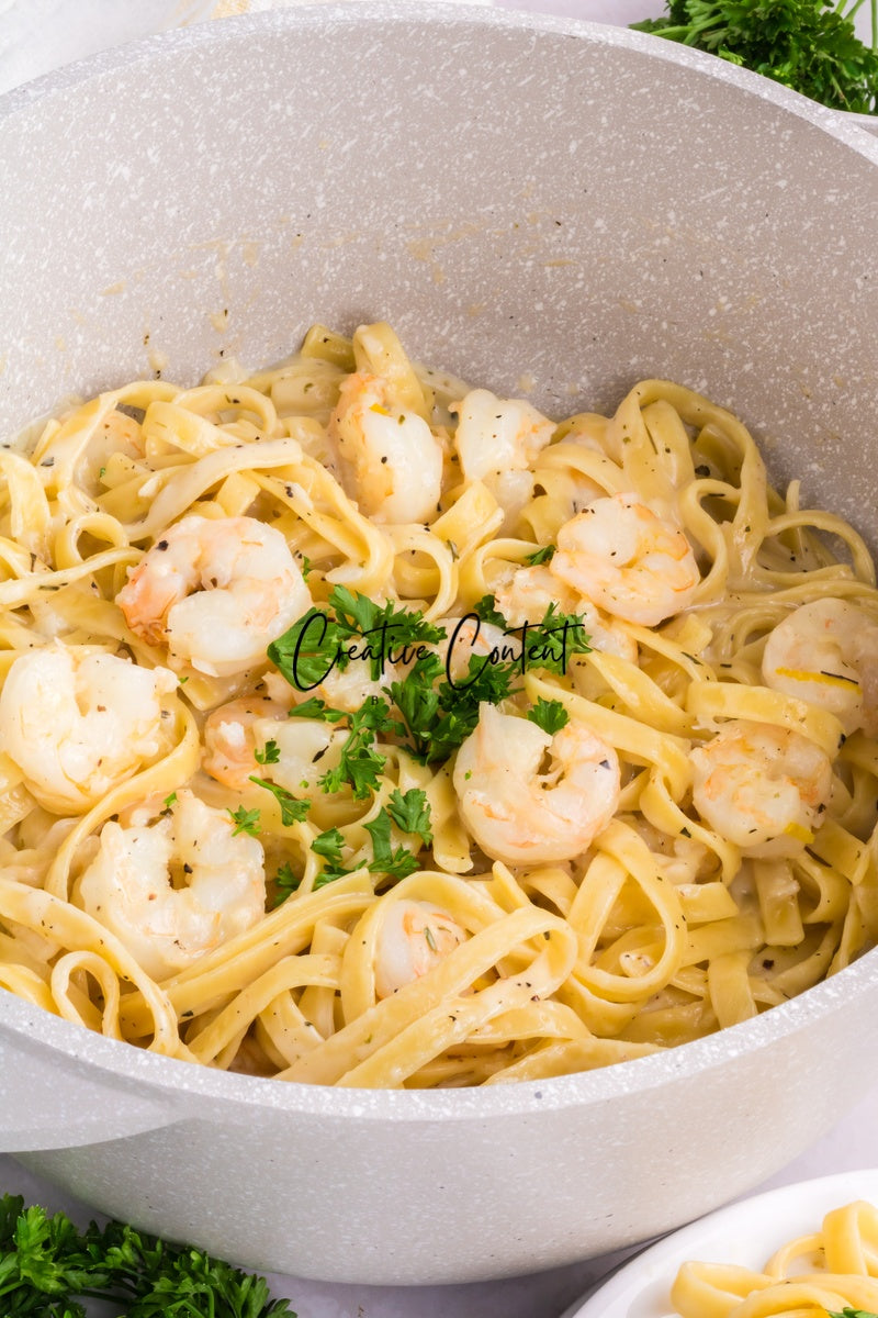 Creamy Shrimp Pasta - 1 of 2
