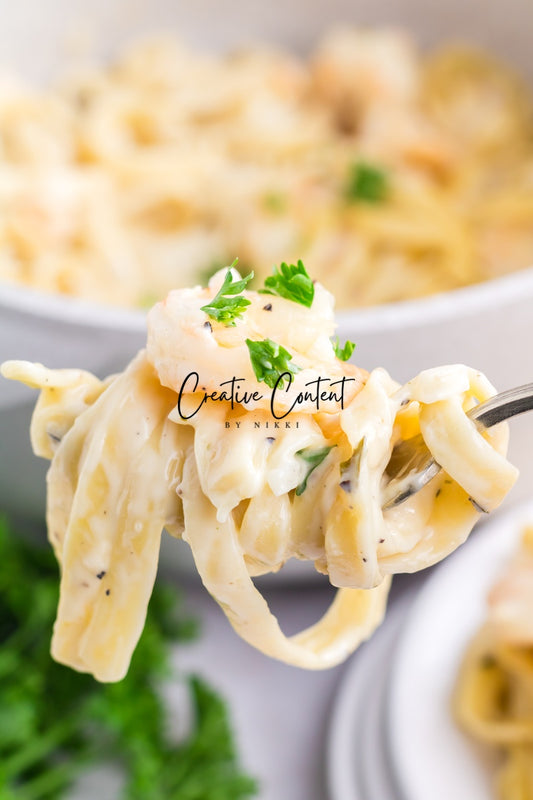 Creamy Shrimp Pasta - 1 of 2