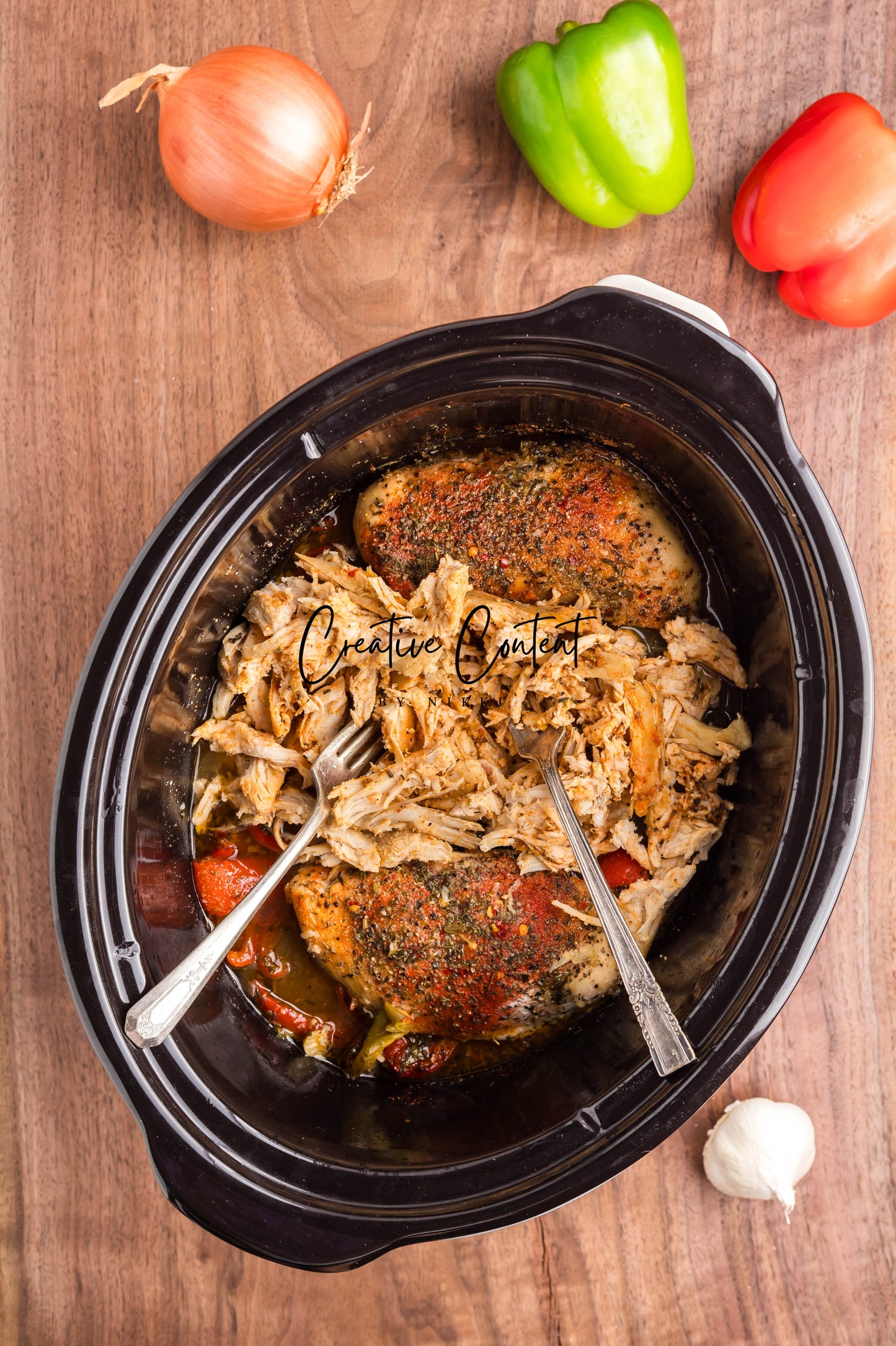 Crock Pot Chicken Philly Cheesesteak - Exclusive