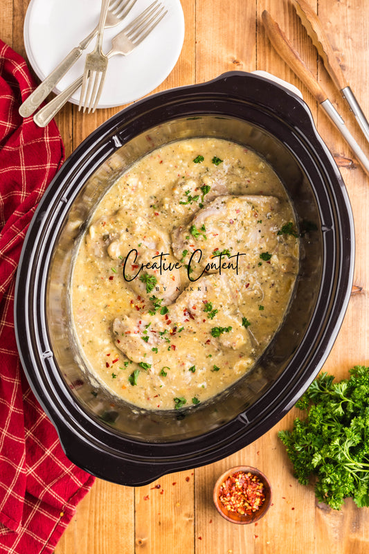 Crock Pot Creamy Ranch Pork Chops - Exclusive