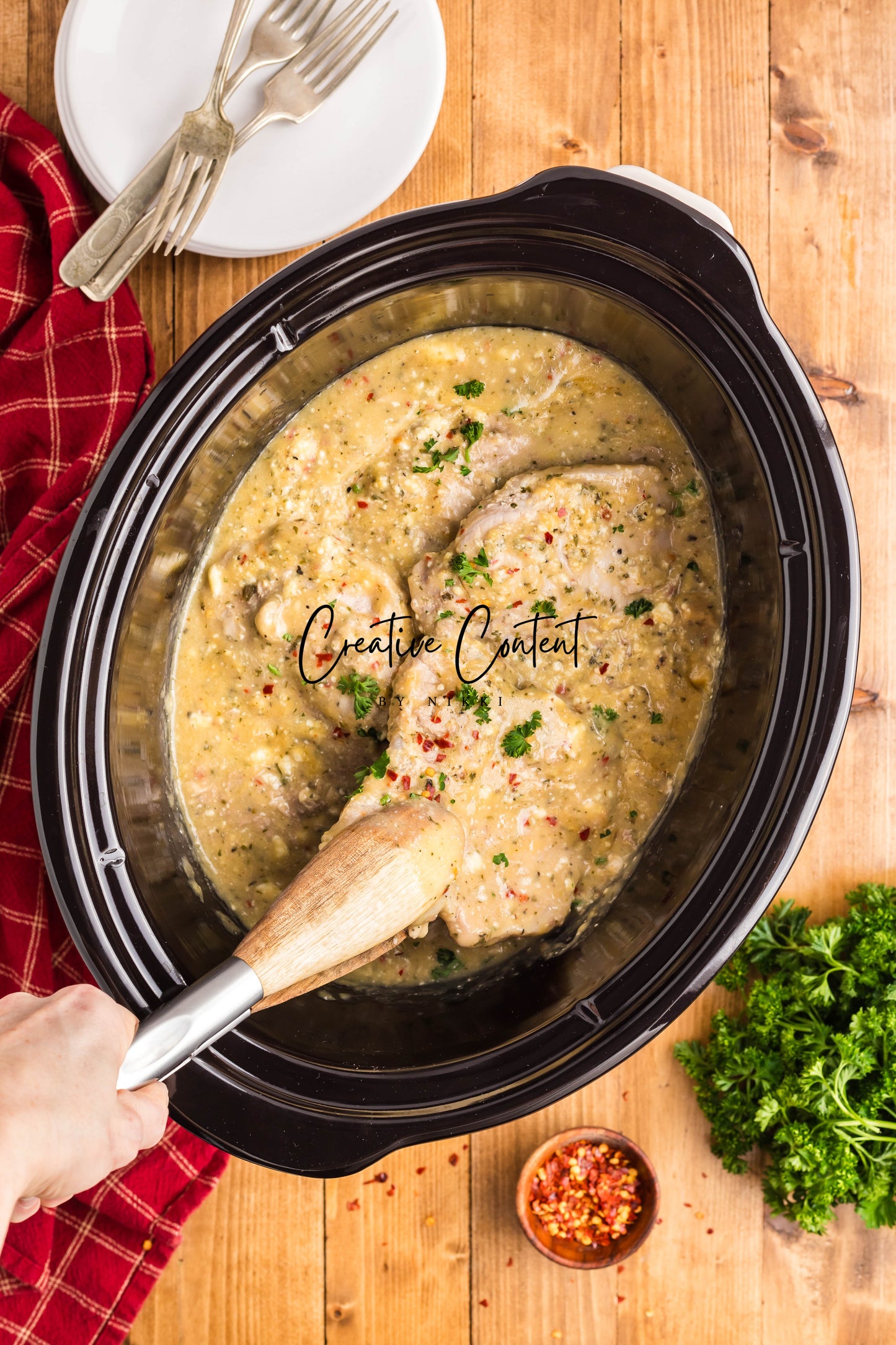 Crock Pot Creamy Ranch Pork Chops - Exclusive