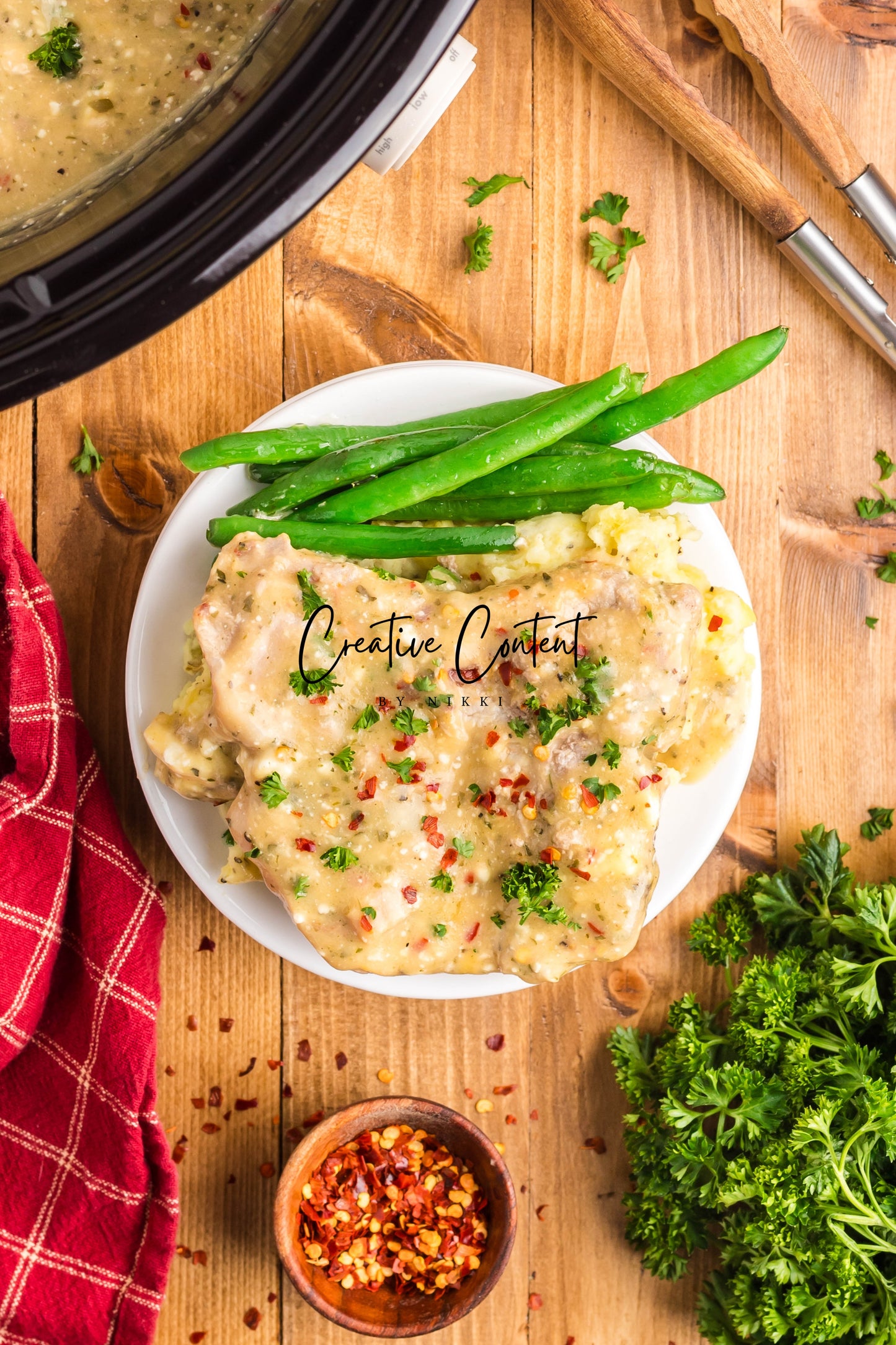 Crock Pot Creamy Ranch Pork Chops - Exclusive