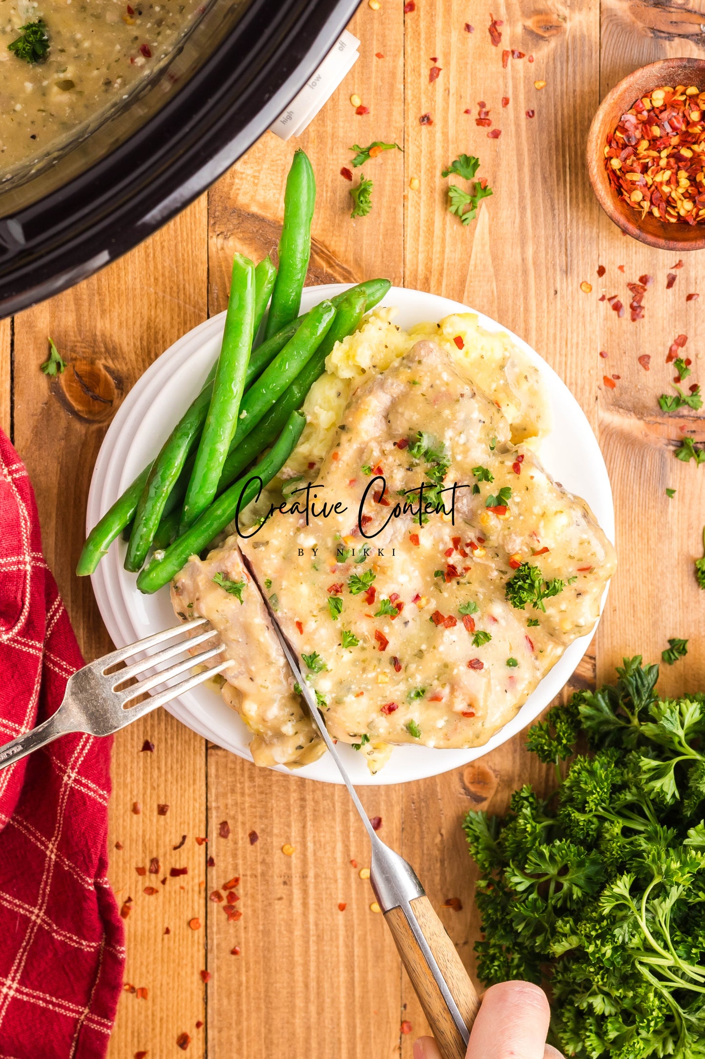 Crock Pot Creamy Ranch Pork Chops - Exclusive