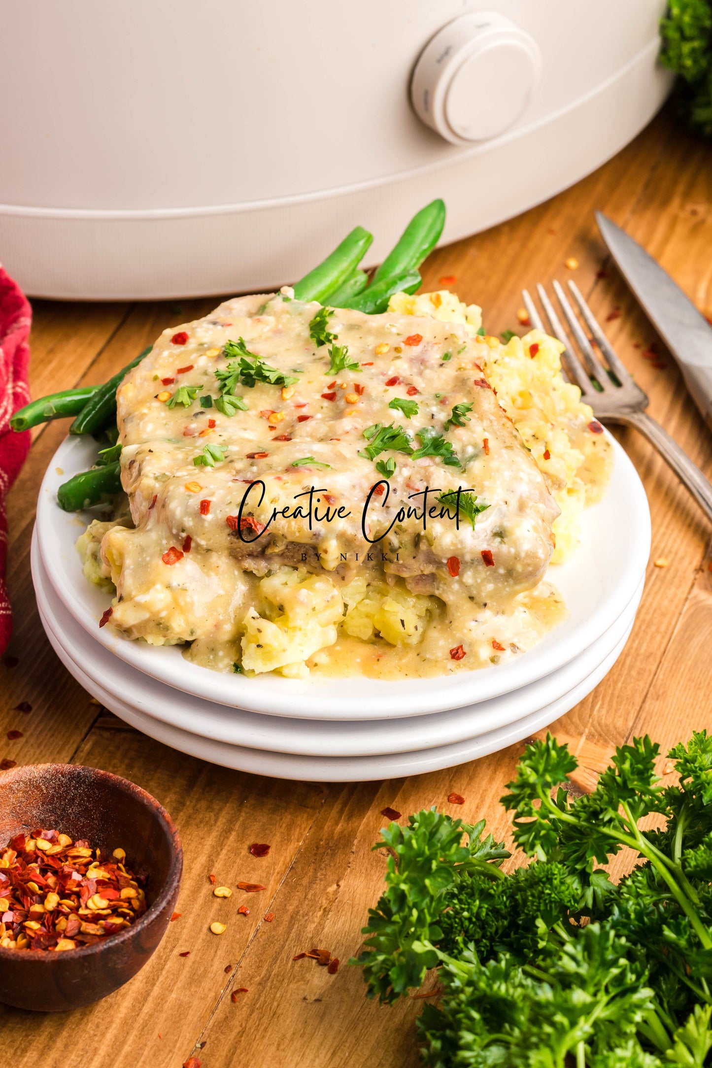 Crock Pot Creamy Ranch Pork Chops - Exclusive