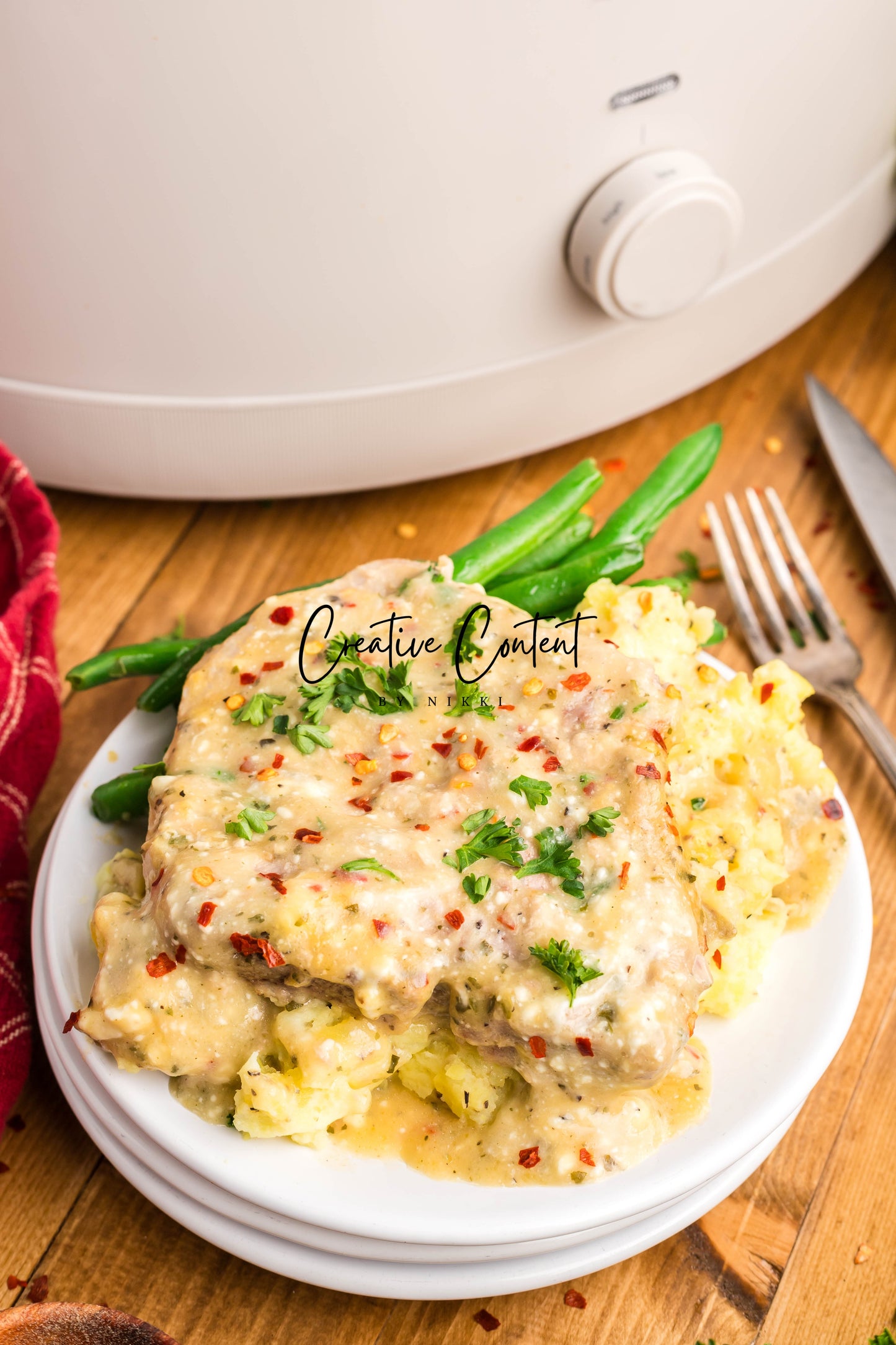 Crock Pot Creamy Ranch Pork Chops - Exclusive
