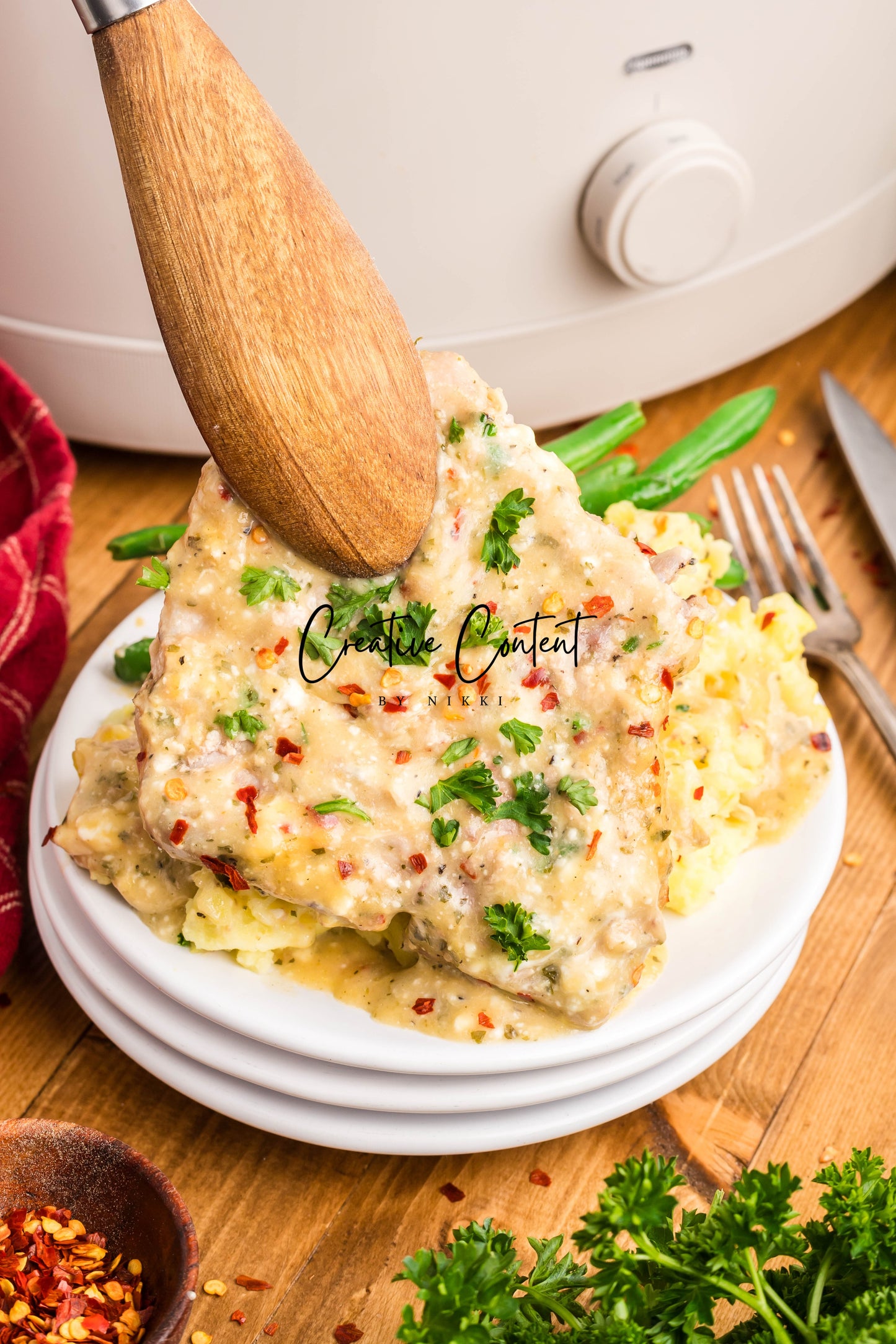 Crock Pot Creamy Ranch Pork Chops - Exclusive