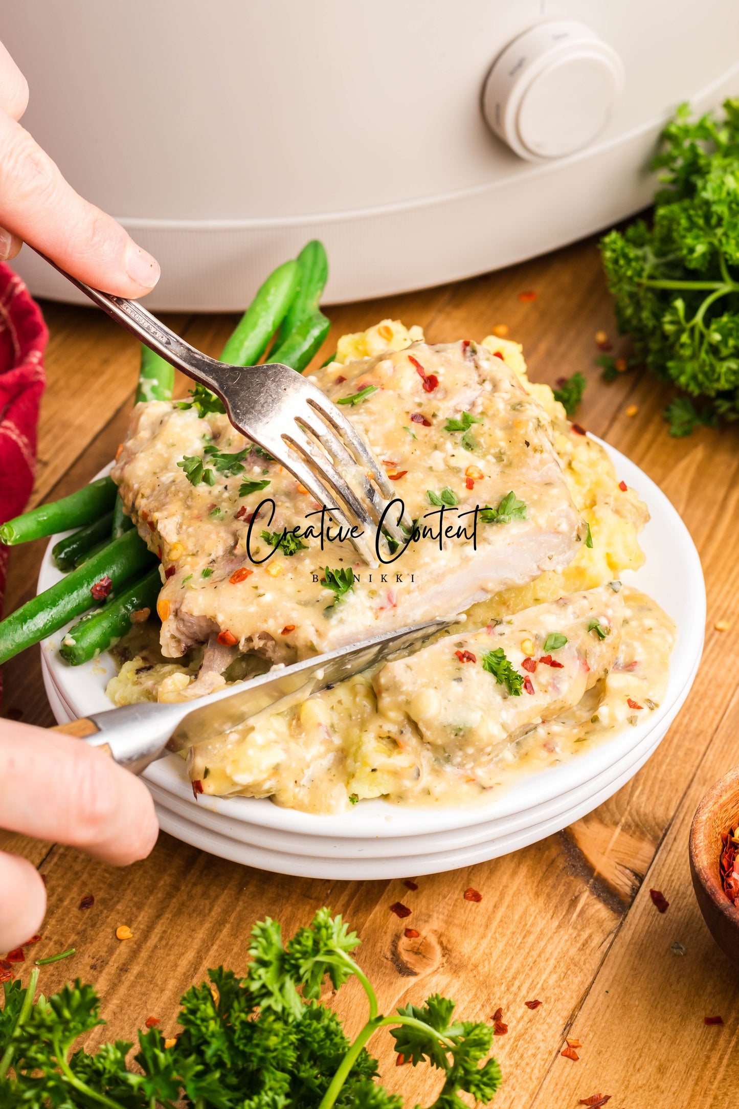 Crock Pot Creamy Ranch Pork Chops - Exclusive