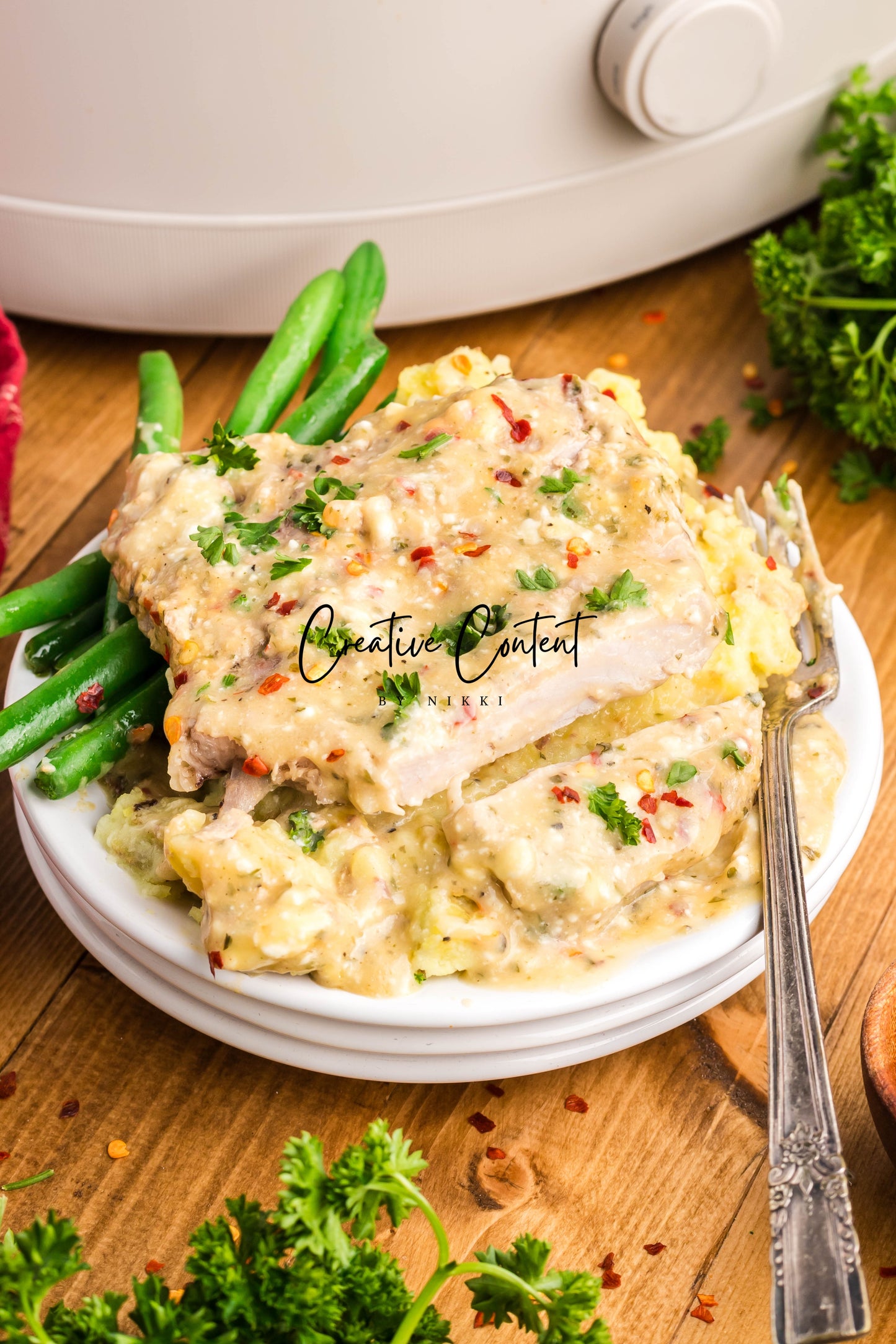 Crock Pot Creamy Ranch Pork Chops - Exclusive