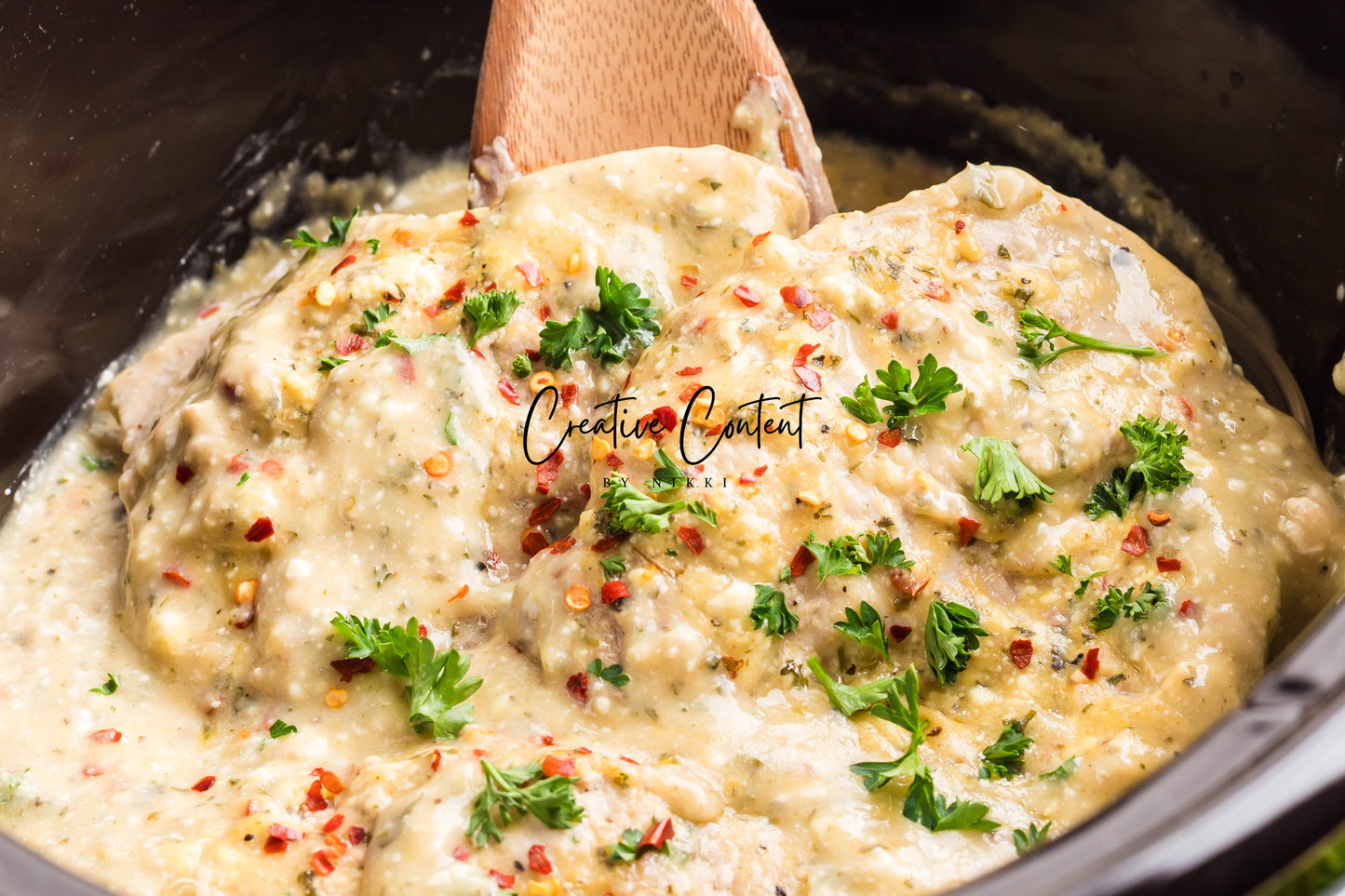 Crock Pot Creamy Ranch Pork Chops - Exclusive