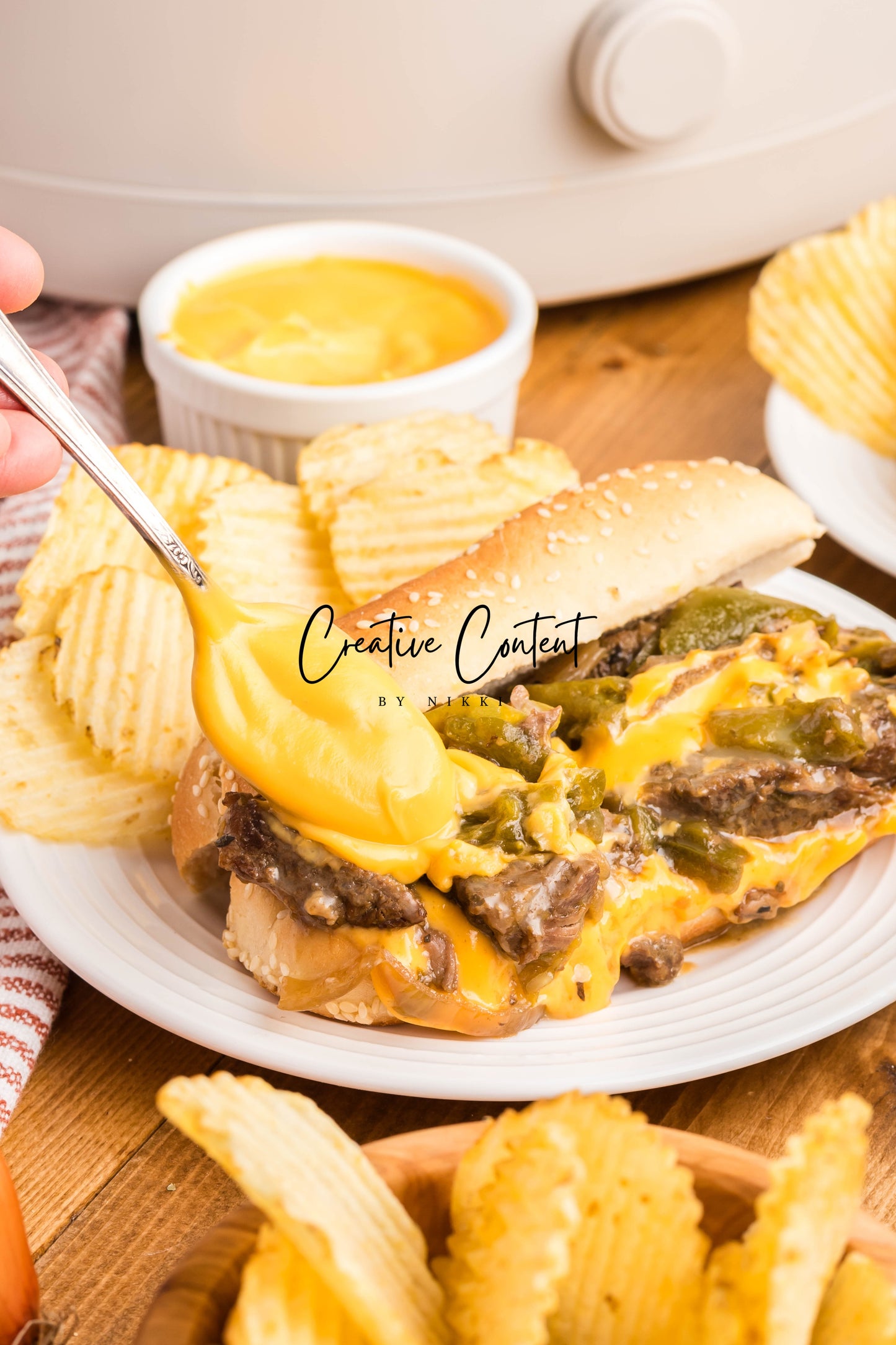 Crock Pot Philly Cheesesteak - Exclusive