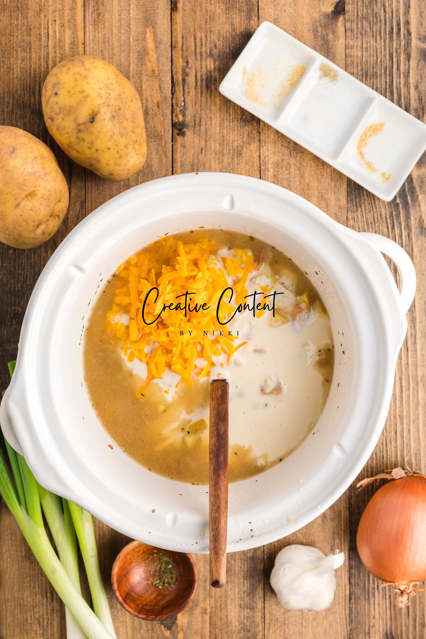 Crock Pot Potato Soup For Two - Exclusive