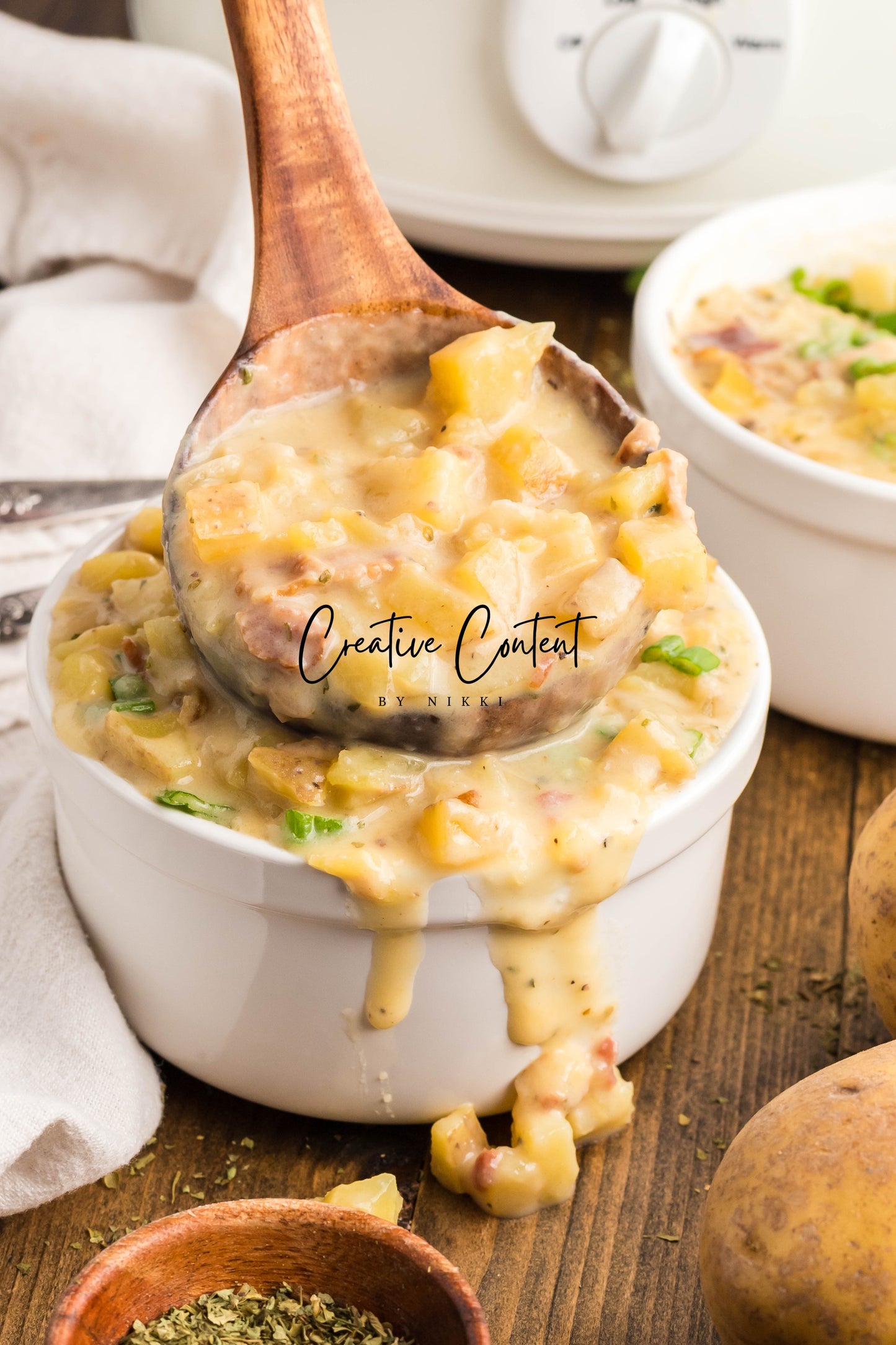 Crock Pot Potato Soup For Two - Exclusive