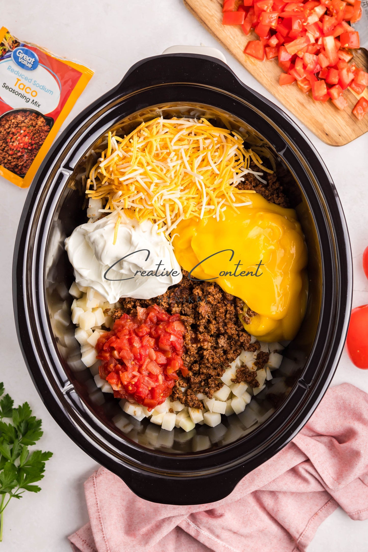 Crock Pot Taco Hash Brown Casserole - Exclusive