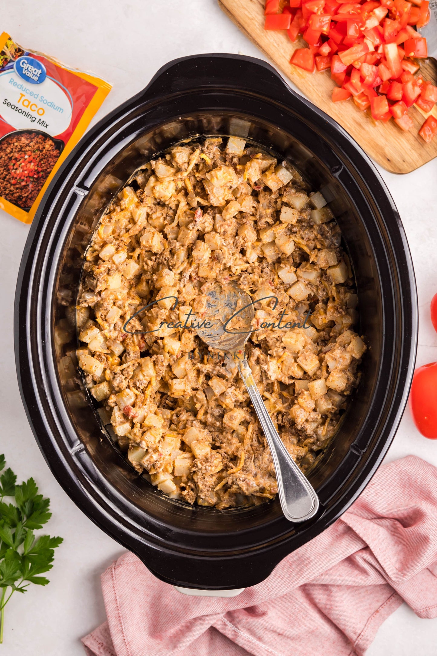 Crock Pot Taco Hash Brown Casserole - Exclusive