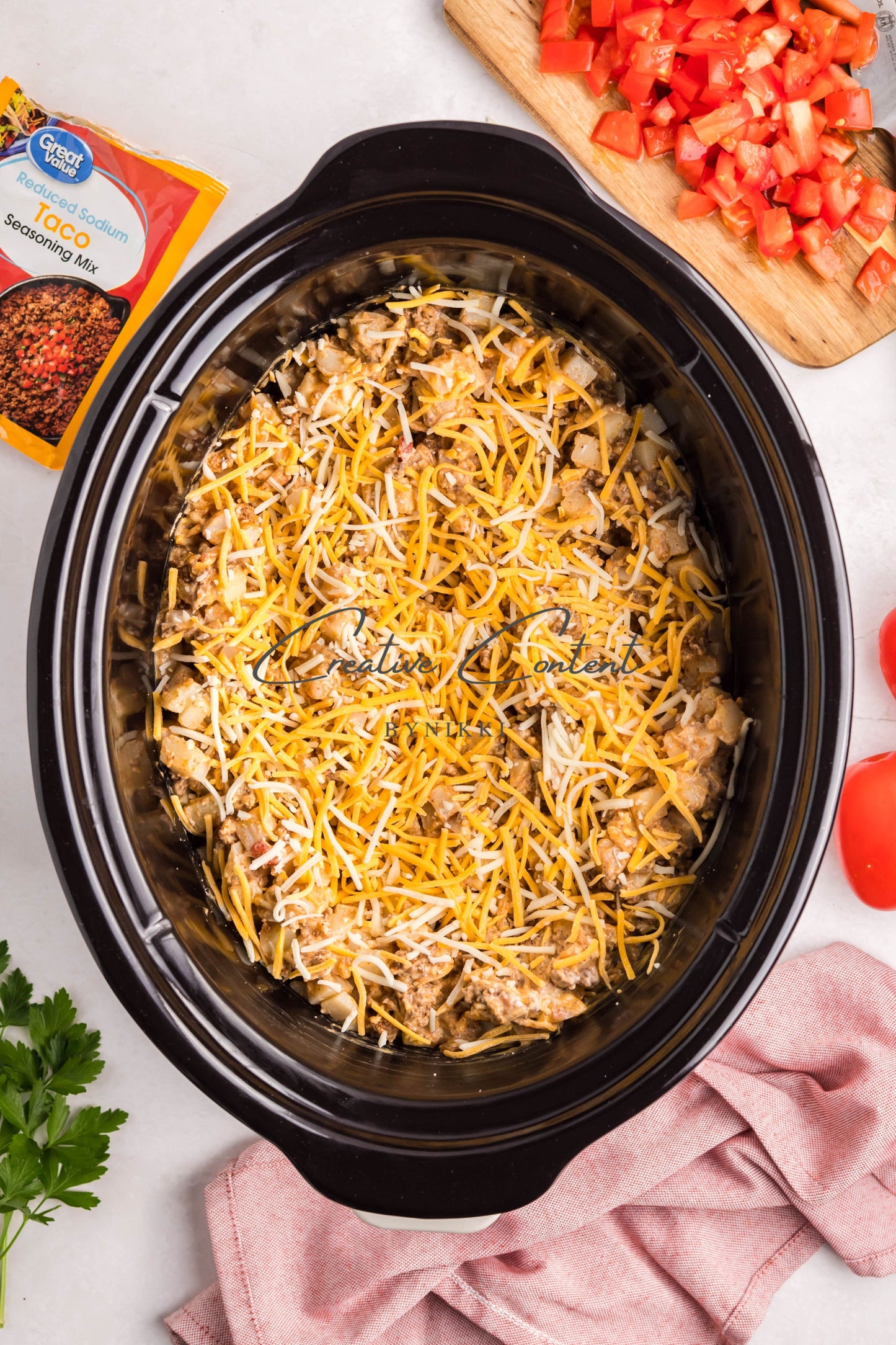 Crock Pot Taco Hash Brown Casserole - Exclusive