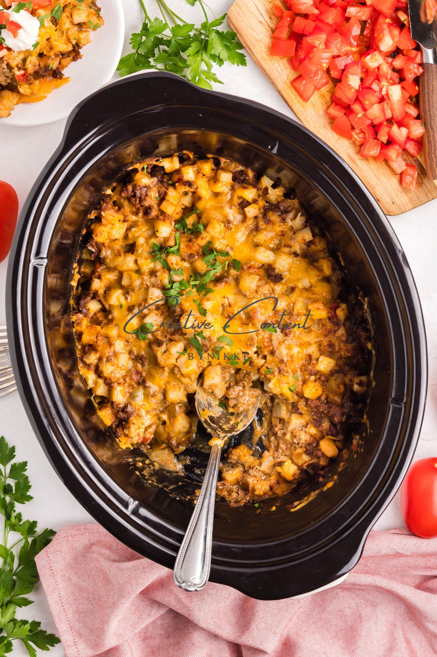 Crock Pot Taco Hash Brown Casserole - Exclusive