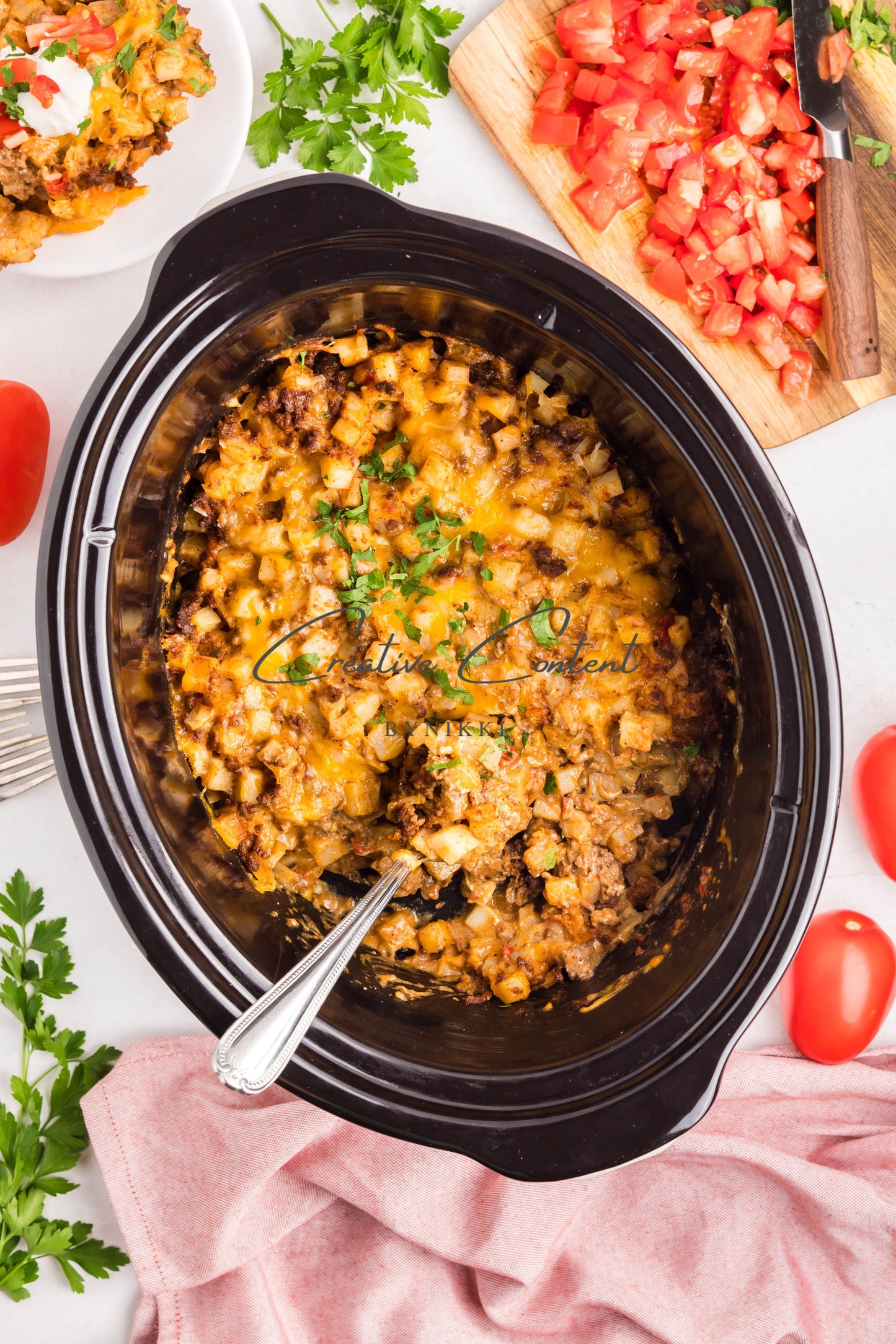 Crock Pot Taco Hash Brown Casserole - Exclusive