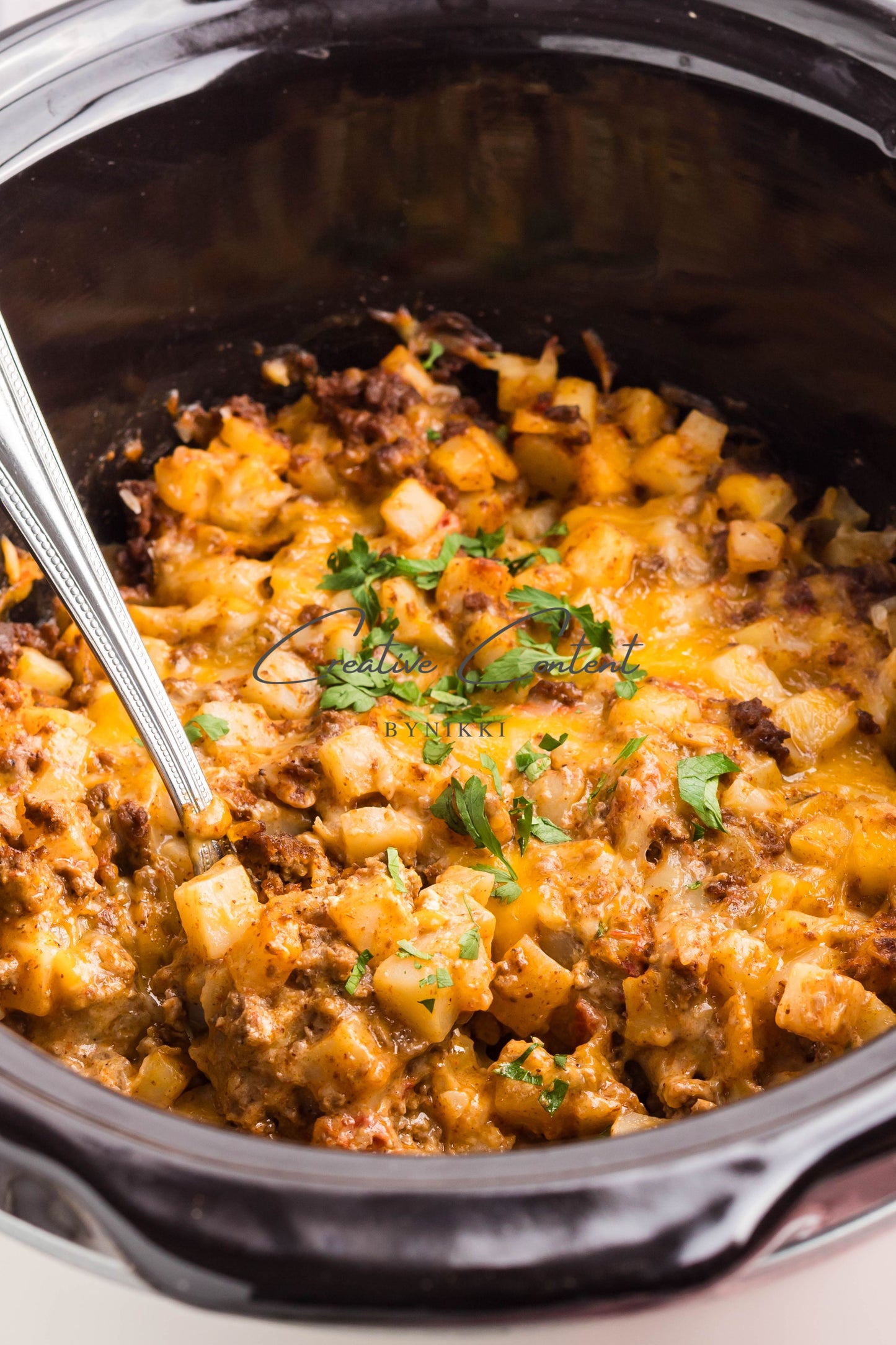 Crock Pot Taco Hash Brown Casserole - Exclusive