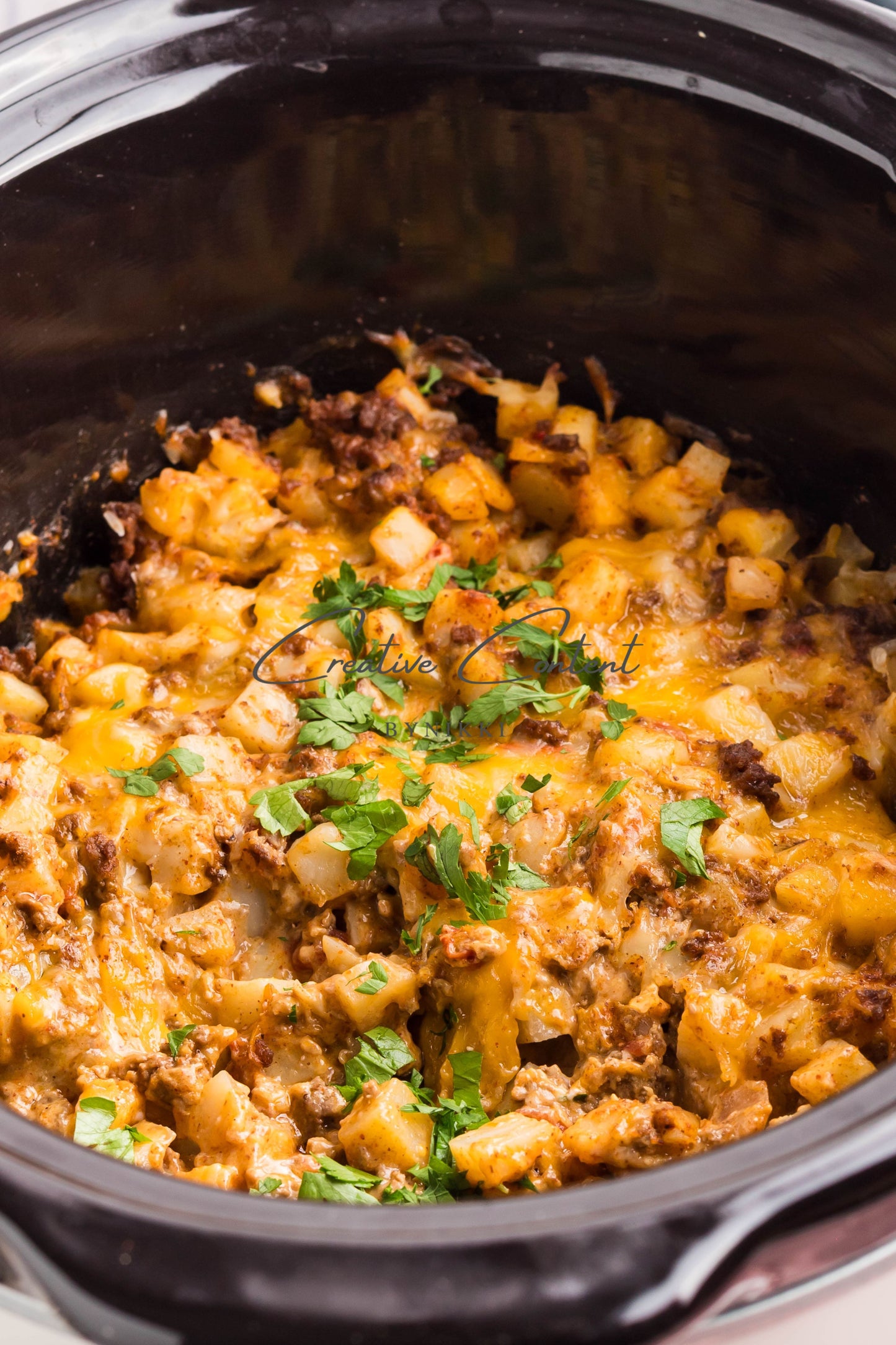 Crock Pot Taco Hash Brown Casserole - Exclusive