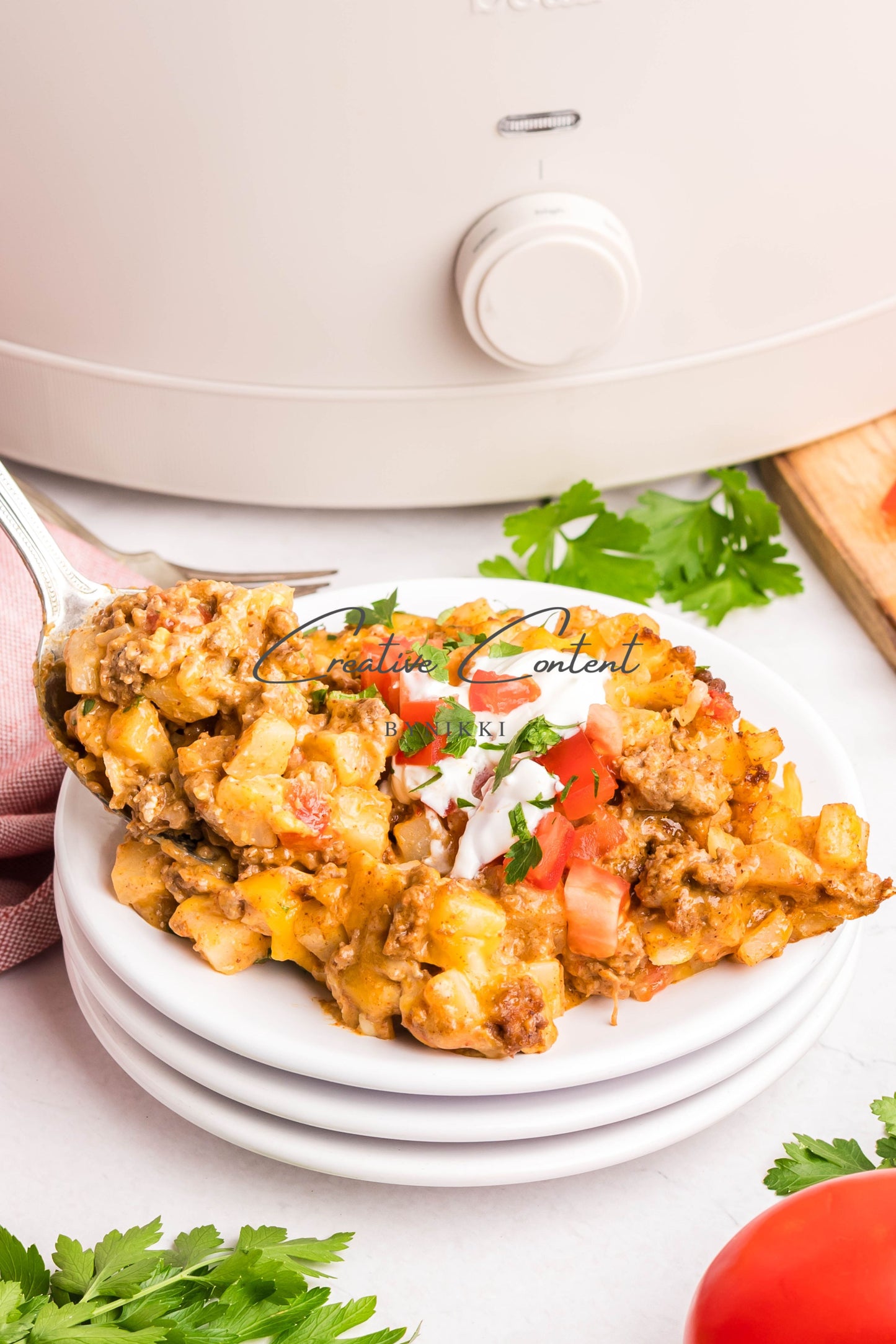 Crock Pot Taco Hash Brown Casserole - Exclusive
