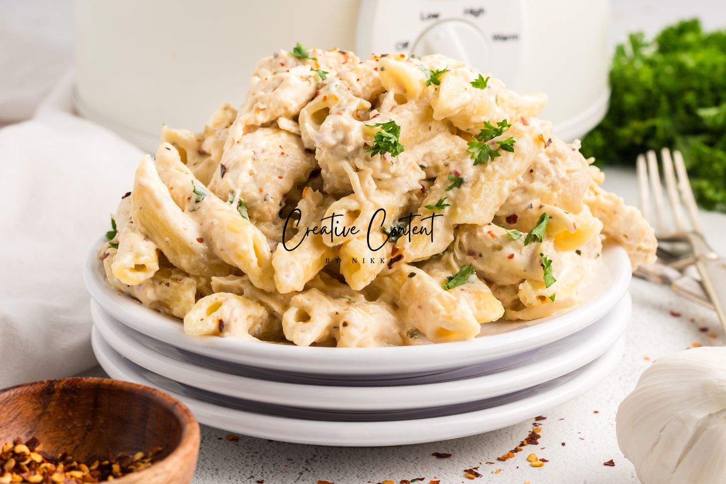 Garlic Parmesan Chicken Crockpot - Exclusive