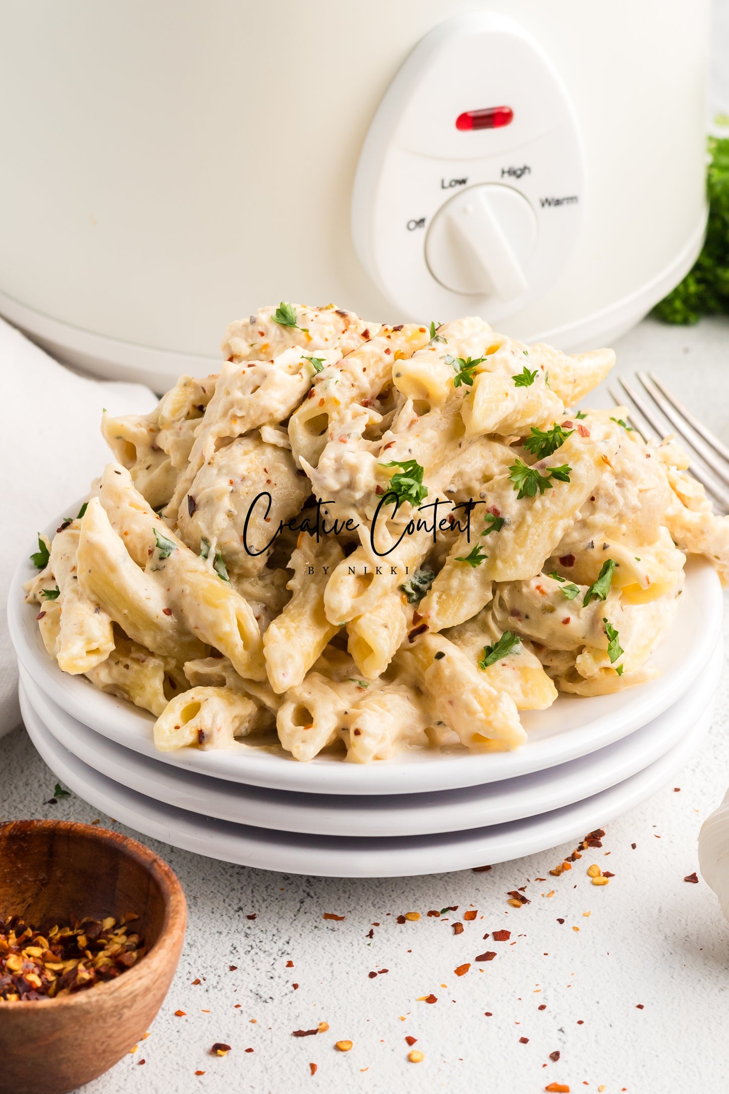 Garlic Parmesan Chicken Crockpot - Exclusive
