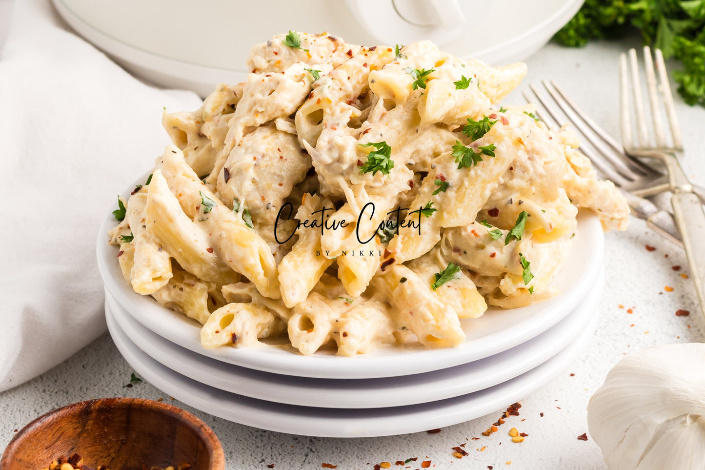 Garlic Parmesan Chicken Crockpot - Exclusive