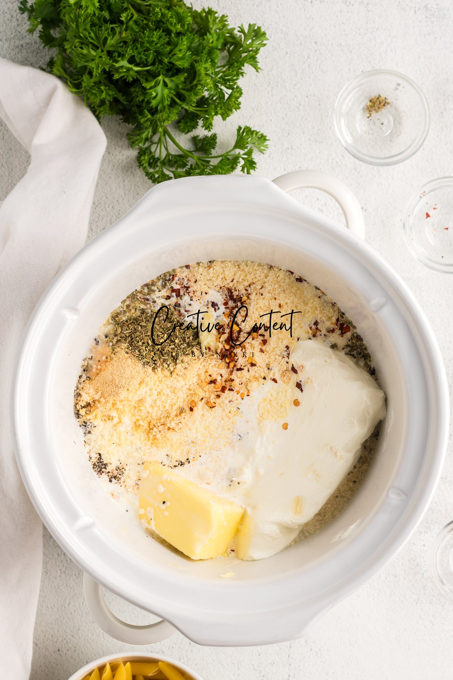 Garlic Parmesan Chicken Crockpot - Exclusive
