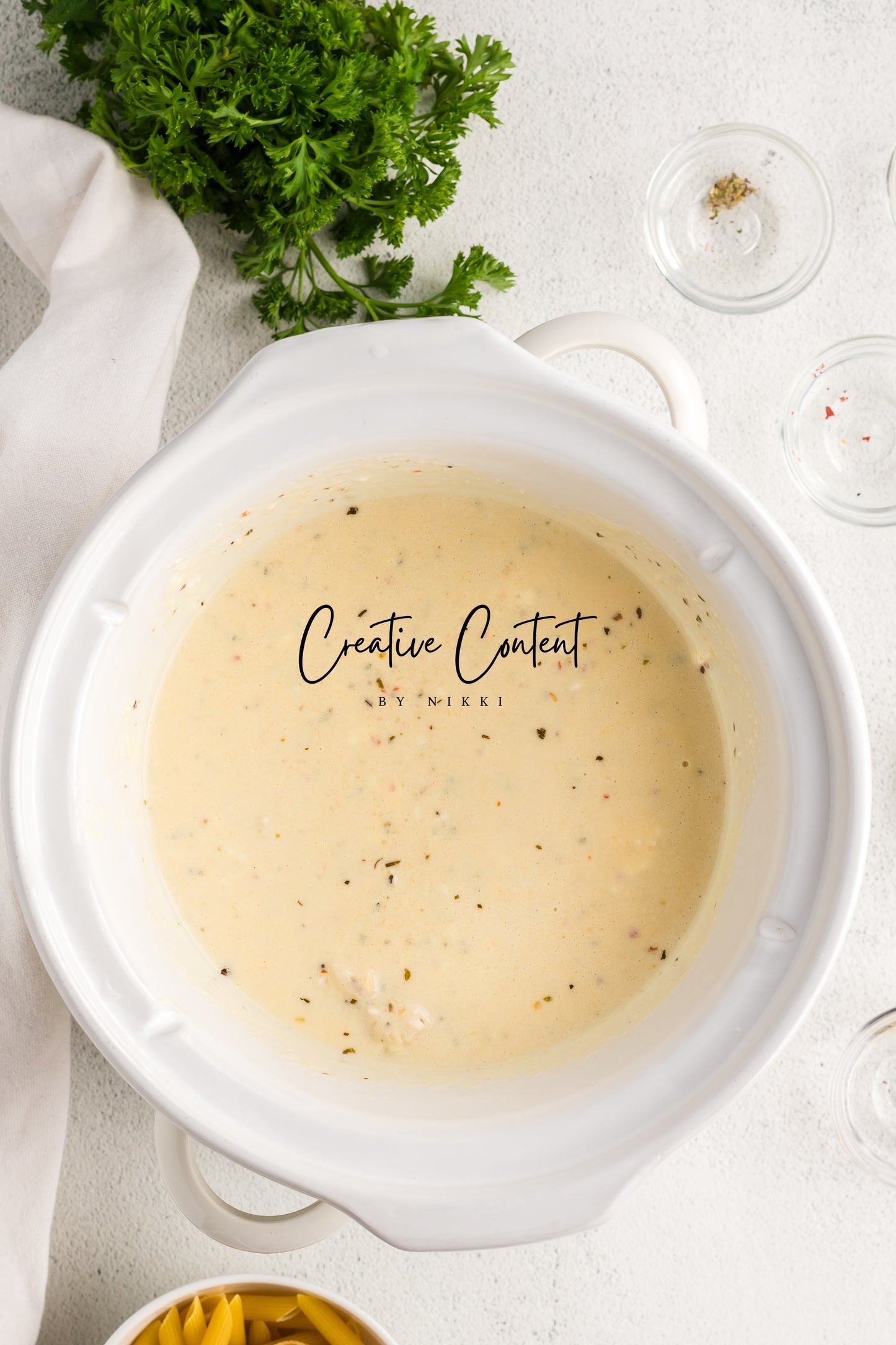 Garlic Parmesan Chicken Crockpot - Exclusive