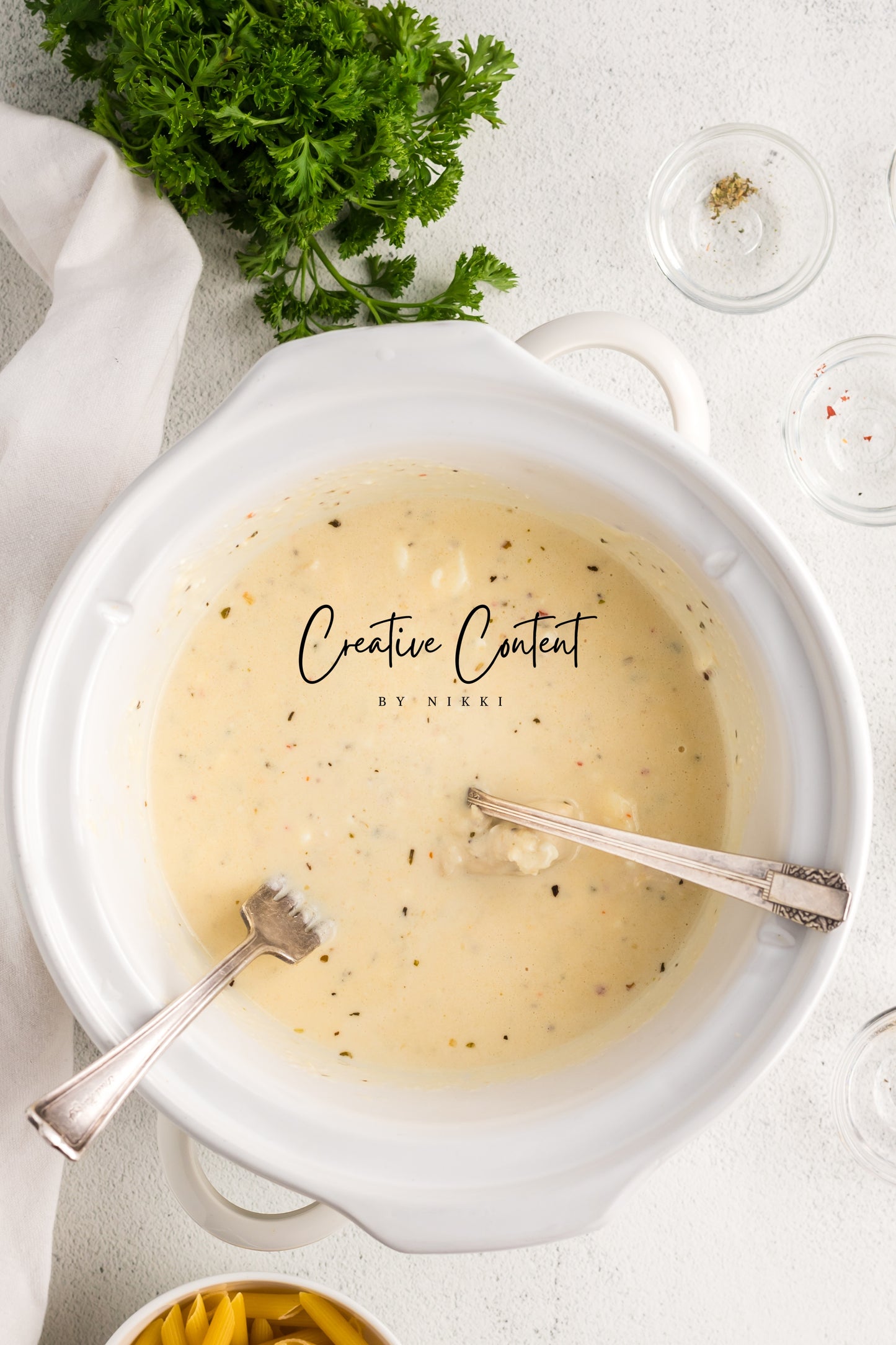 Garlic Parmesan Chicken Crockpot - Exclusive