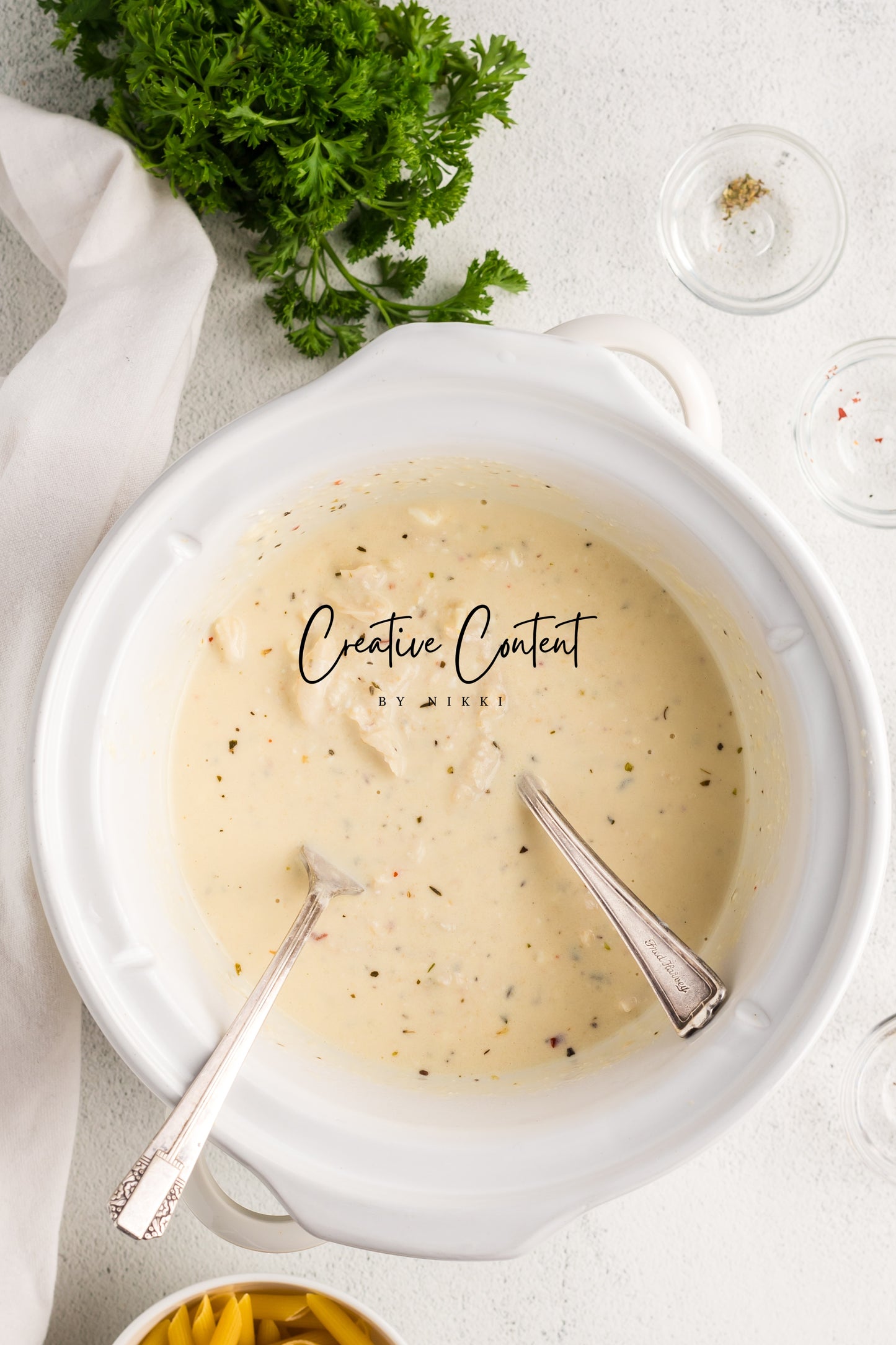 Garlic Parmesan Chicken Crockpot - Exclusive
