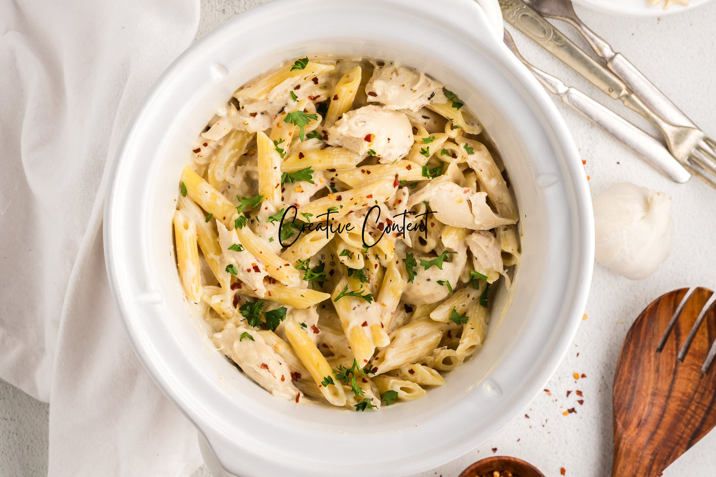 Garlic Parmesan Chicken Crockpot - Exclusive